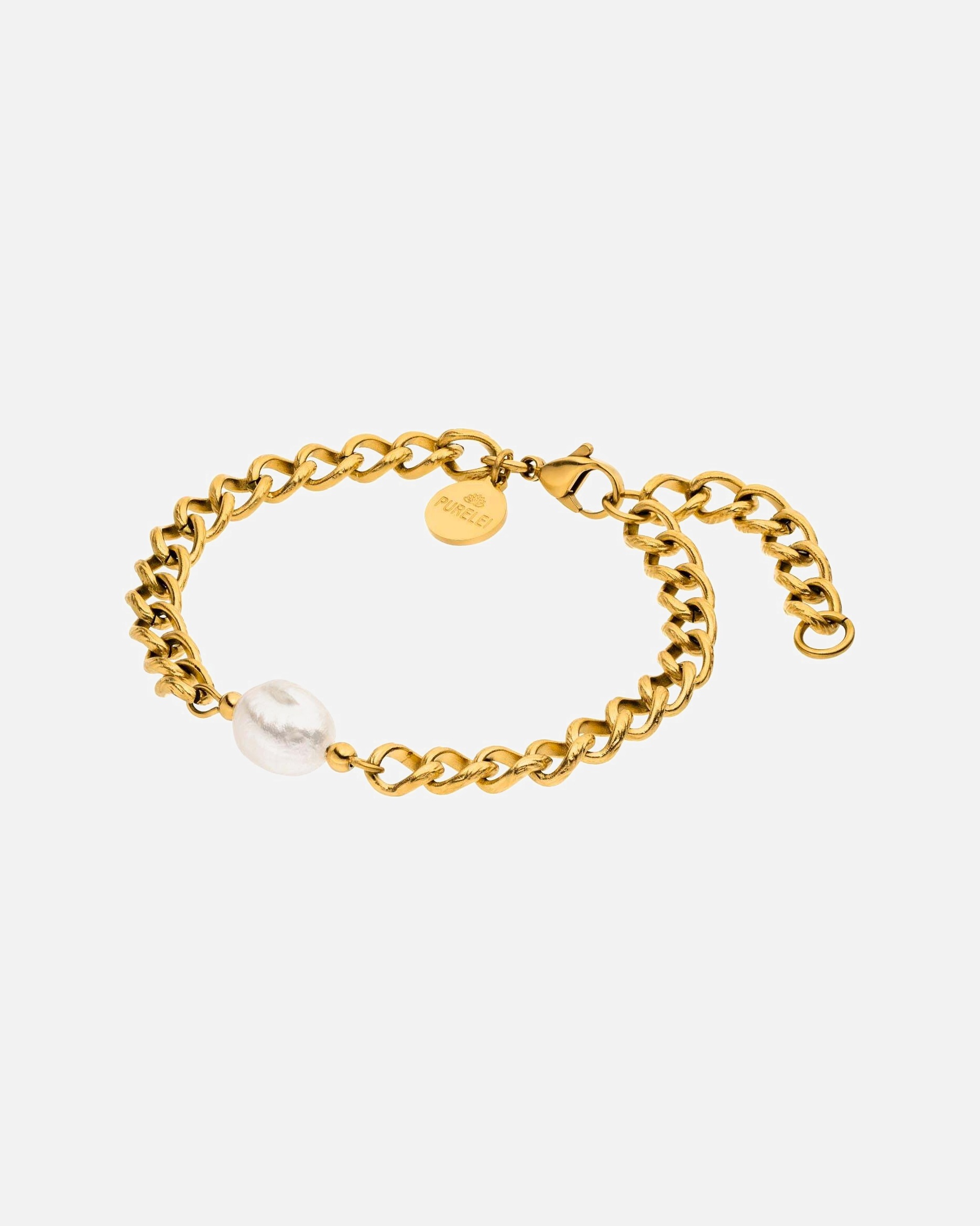 Armband für Unisex Purelei Structure Armband 100% Edelstahl Gold
