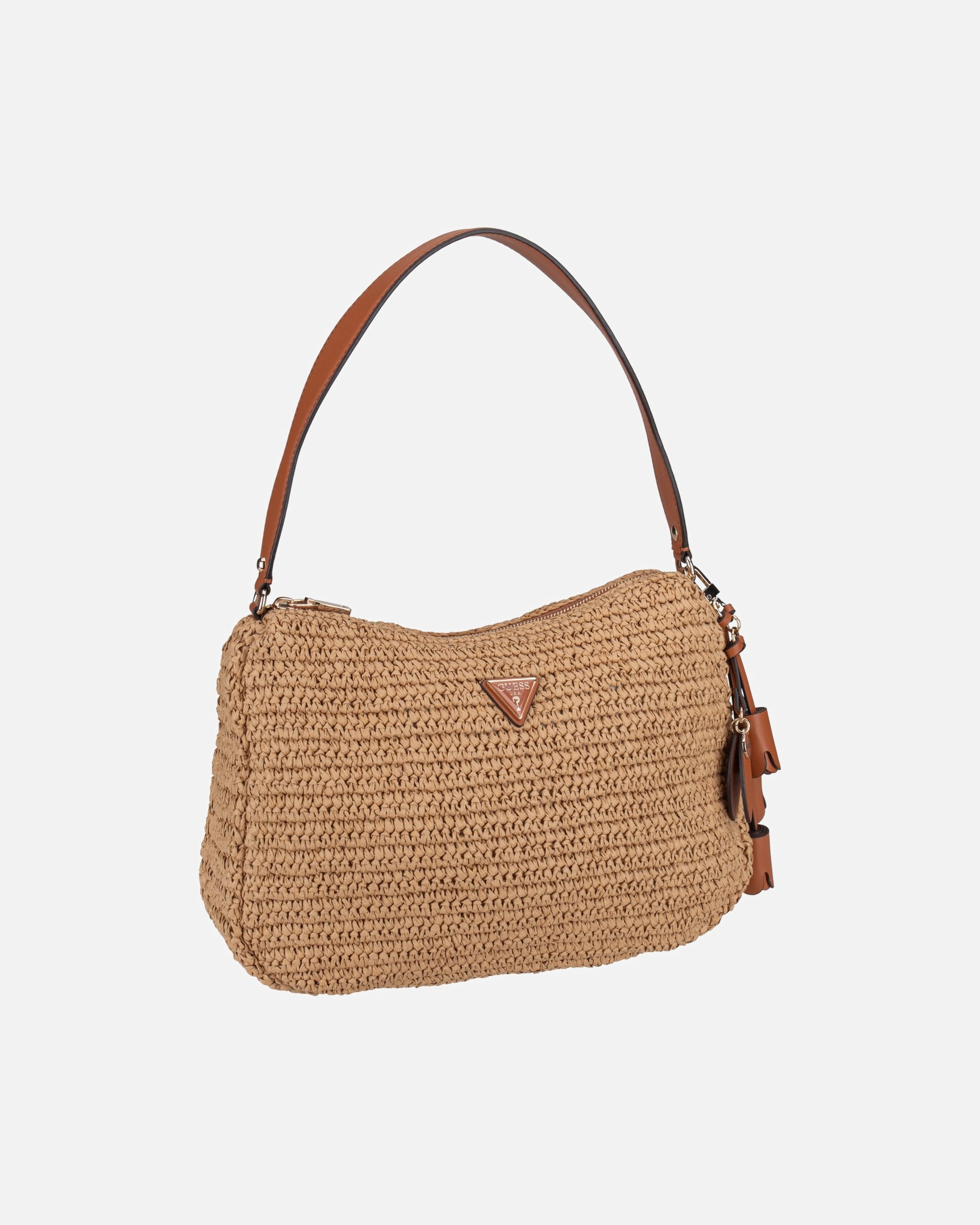 Handtasche für Weiblich Guess Handtasche Ofelia Hobo Natural/Cognac