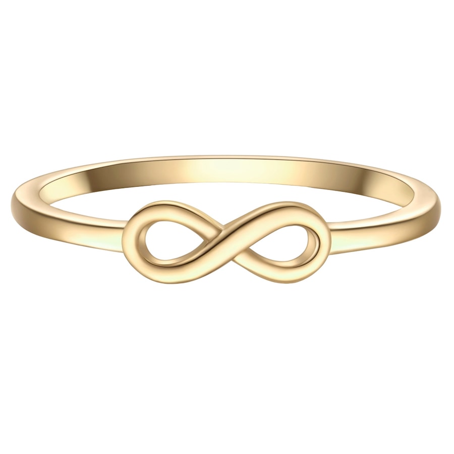 Glanzstücke München Ring Infinity aus Sterling Silber in gelbgold 54 Damen