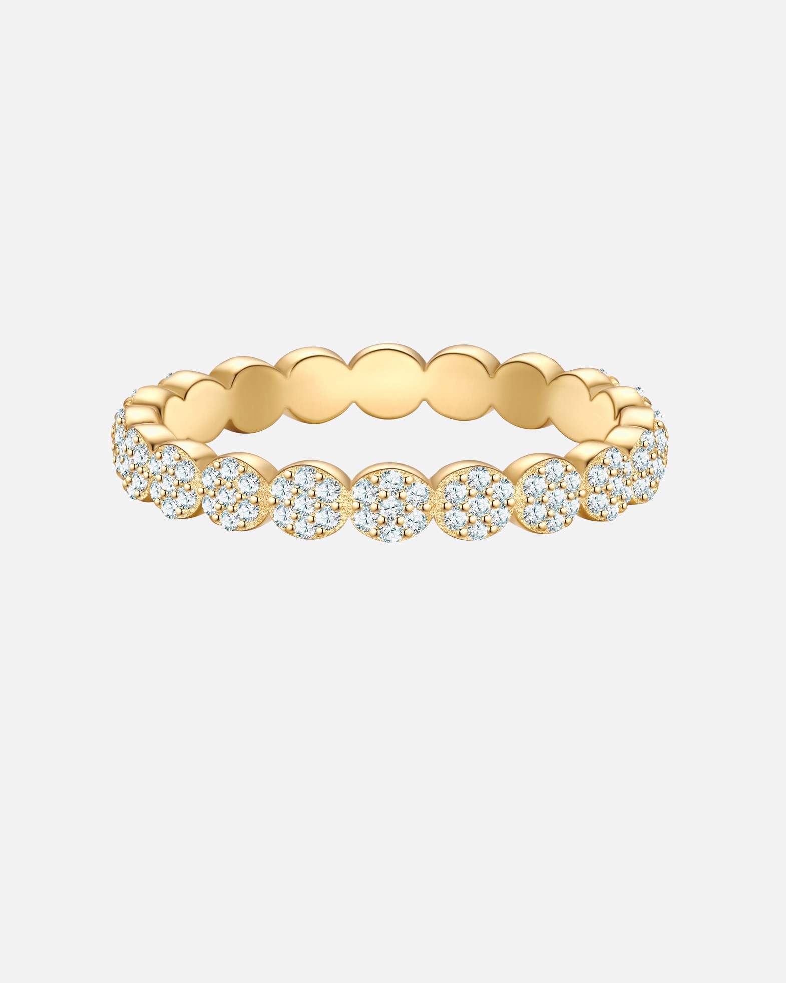 Ring für Weiblich Glanzstücke München Ring aus Sterling Silber in gelbgold mit Zirkonia 58