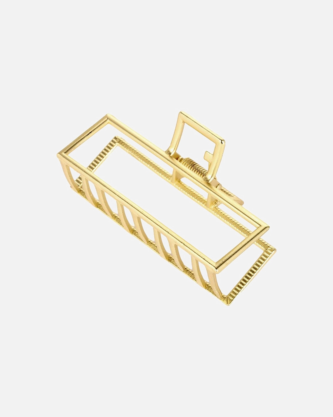 Haarklammer für Weiblich SOHO Niba Square Large Metall Haarklammer Gold