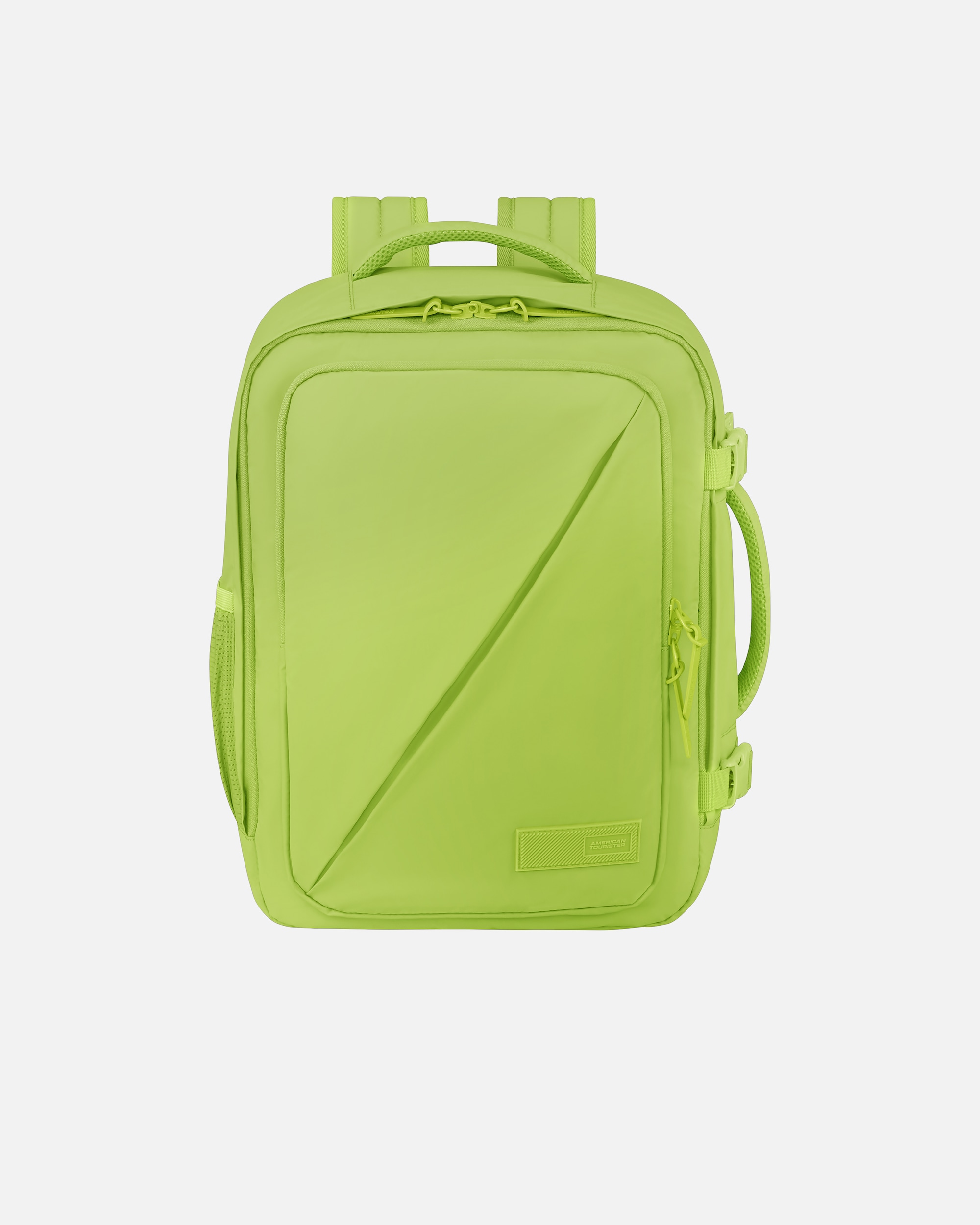 Rucksack für Weiblich American Tourister Rucksack Take2Cabin Casual Backpack MS Puff Hyper Lime