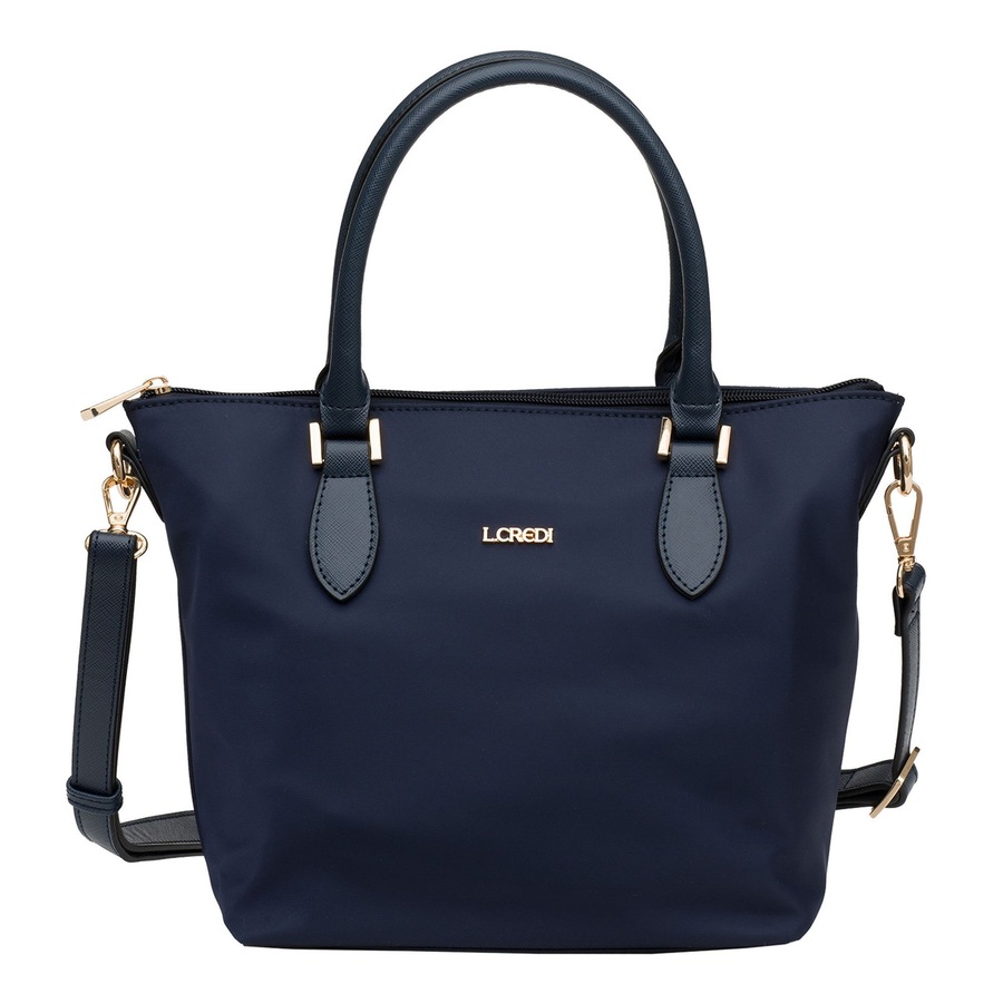 L.CREDI Alena Shopper marine Schwarz Damen