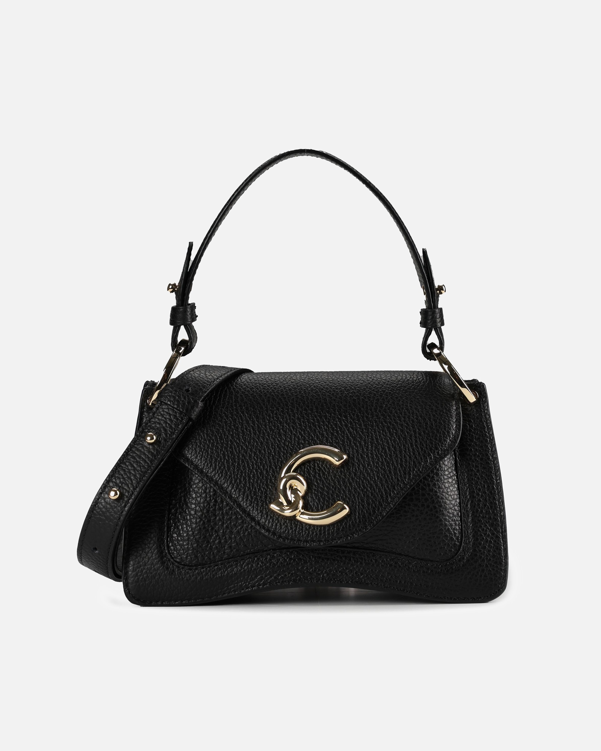 Clutch für Weiblich Coccinelle C-Me Schultertasche noir