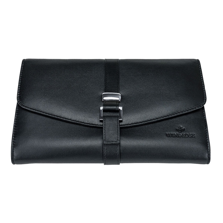 Windrose Nappa Schmuckkasten 23cm x 5cm 16cm Schwarz Damen