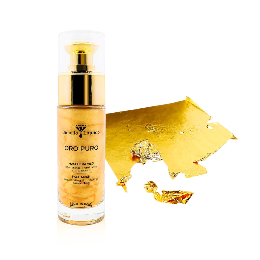 Gioiello Liquido Set "Pure Gold" Face Mask + 24 Kt Gold Leaf