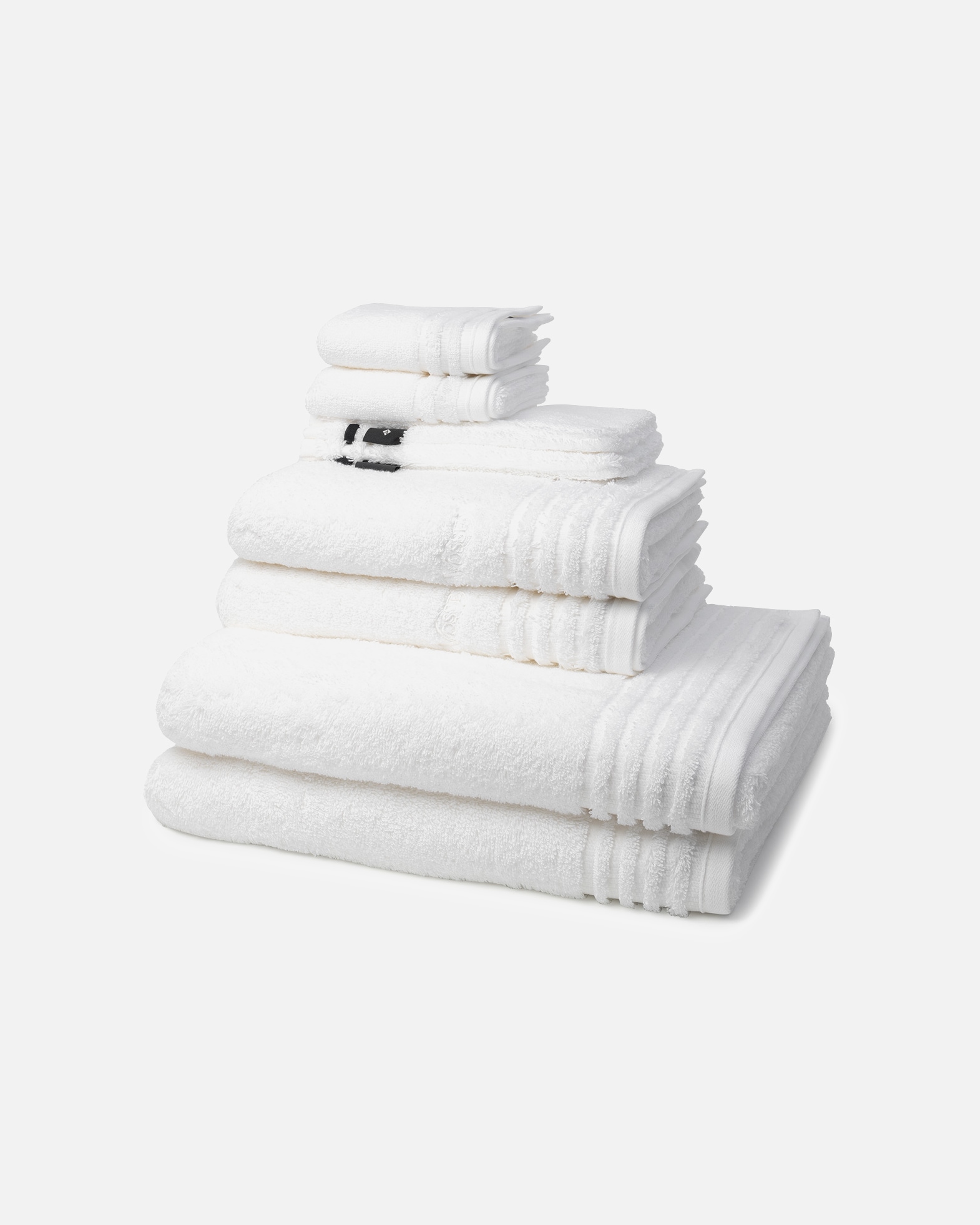 Handtuch für Unisex Vossen Vienna Supersoft 8-teilig Handtuch-Set Weiß