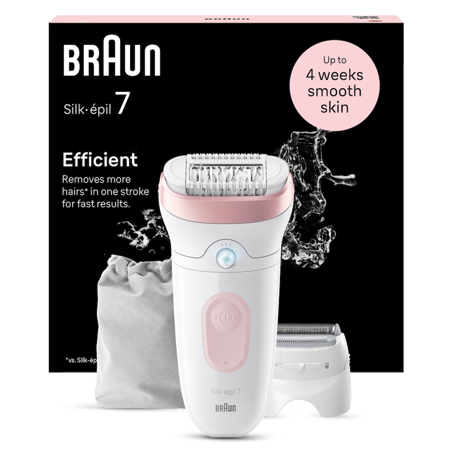 Braun Epilierer Silk-épil 7 7-030: Effizient & Sanft | Für langanhaltende