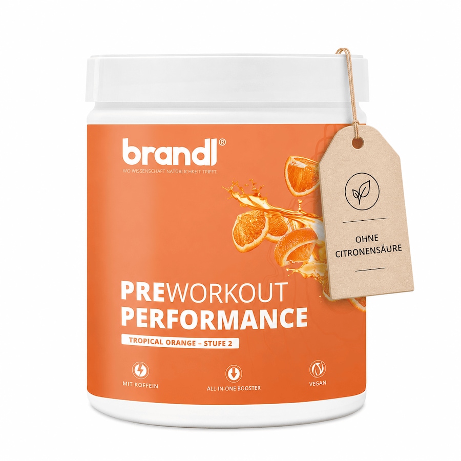 Brandl Nutrition Pre-Workout Booster 2.0 | Stufe 2 500g 500 g Schwarz