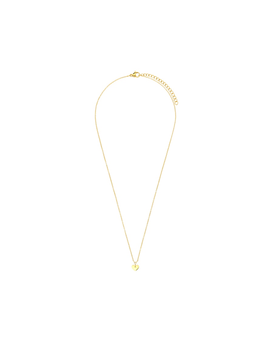 Lucardi Halskette Stahl 47 cm Gold Damen