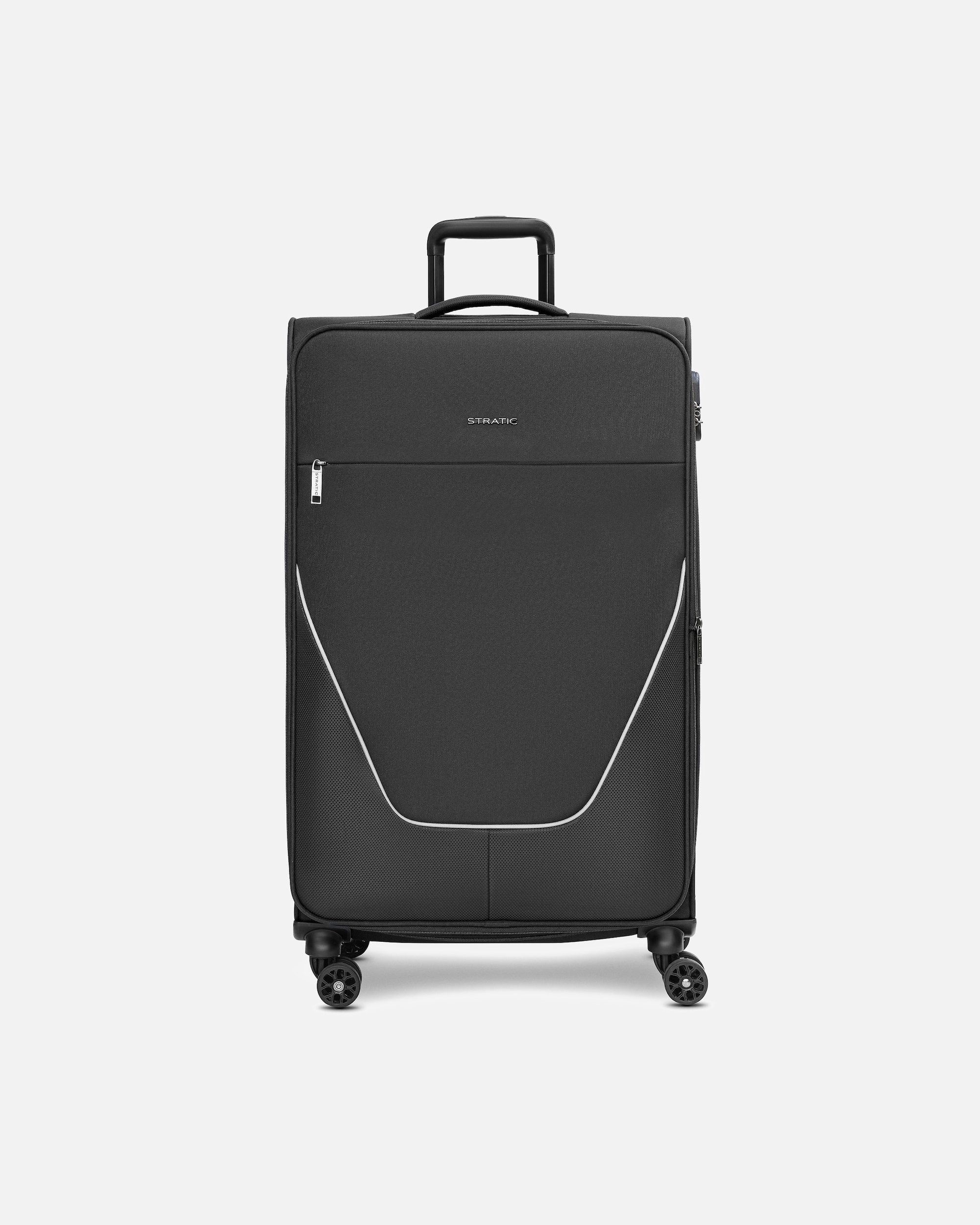 Trolley für Männlich Stratic taska 4-Rollen Trolley L 76 cm mit Dehnfalte anthracite