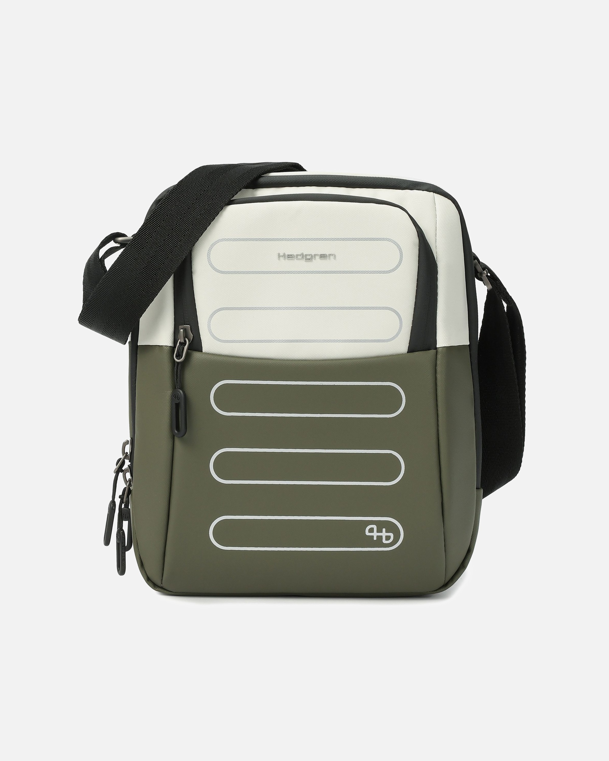 Clutch für Männlich Hedgren Comby Performance Umhängetasche vaporous grey-olive