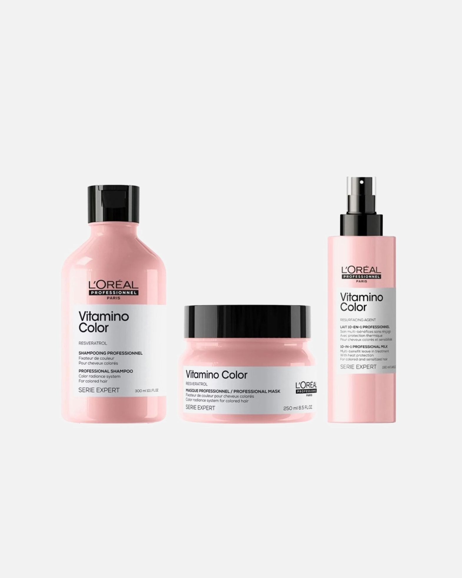 Haarpflegeset für Weiblich L´Oréal Professionnel Paris Vitamino Color 3er Set (Shampoo / Maske / 10in1) 1 Stück