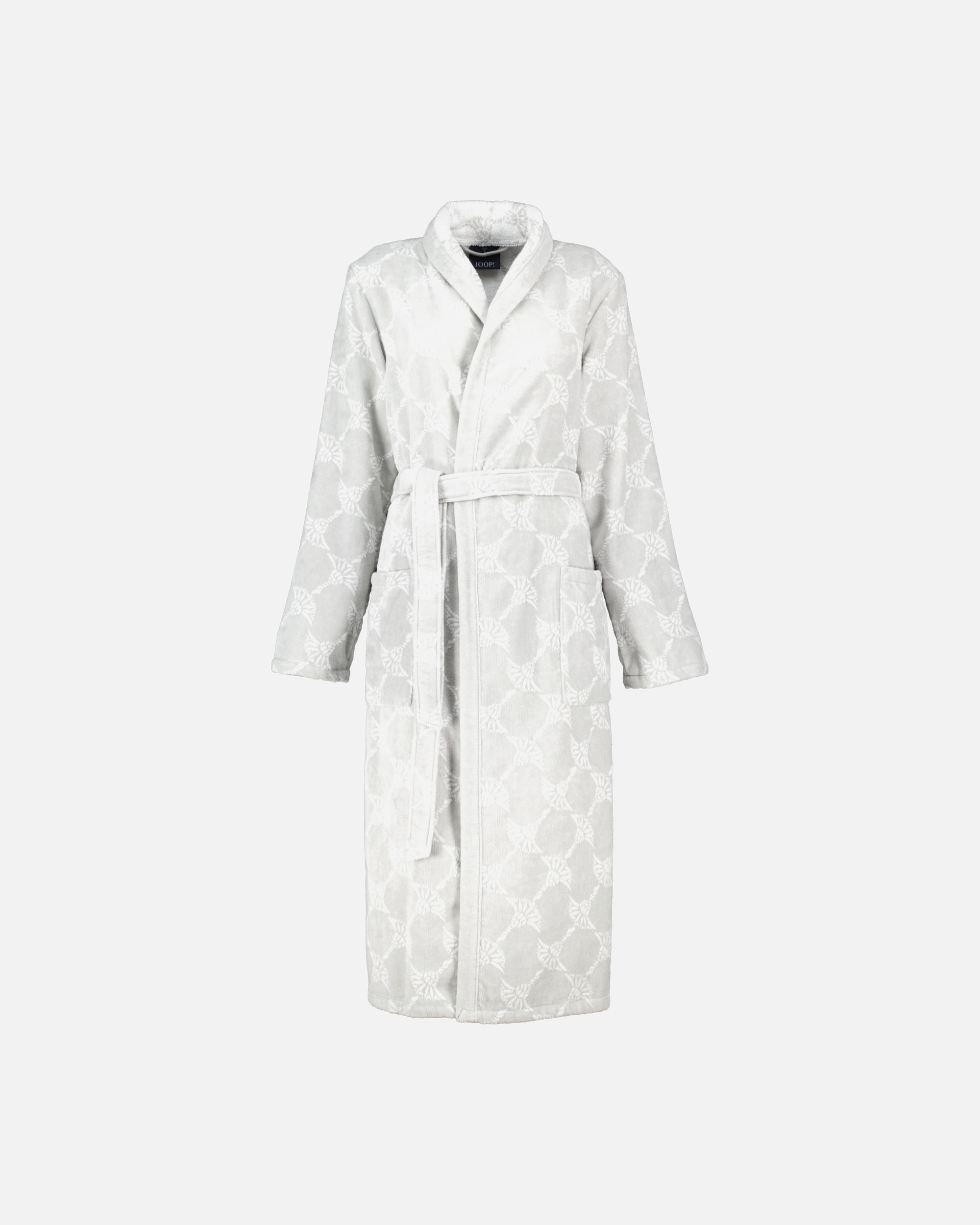 Bademantel für Weiblich JOOP! JOOP! Bademäntel Damen Schalkragen Cornflower 1645 silber - 76 M