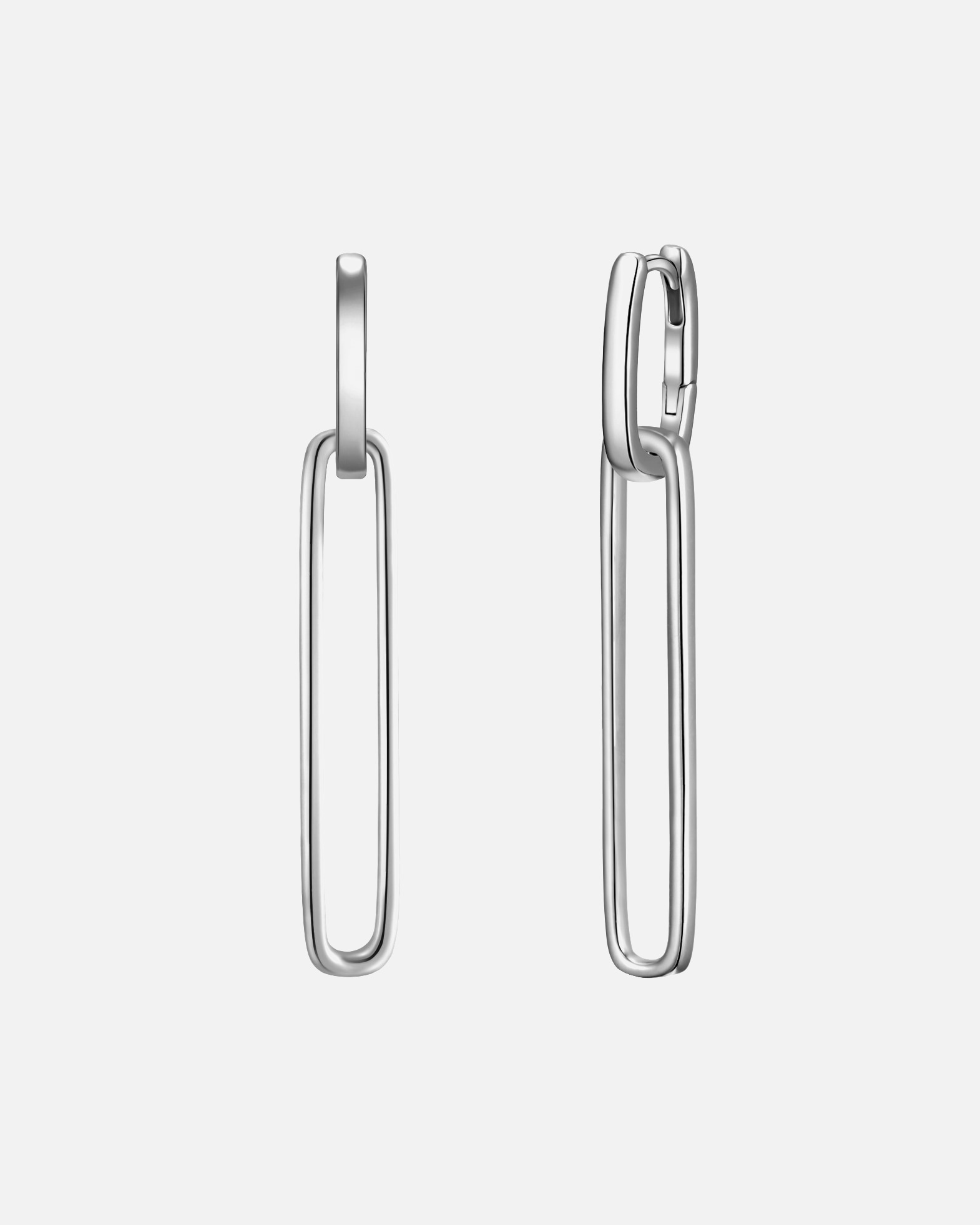 Creolen für Weiblich Glanzstücke München Creolen aus Sterling Silber in silber 44,5 mm