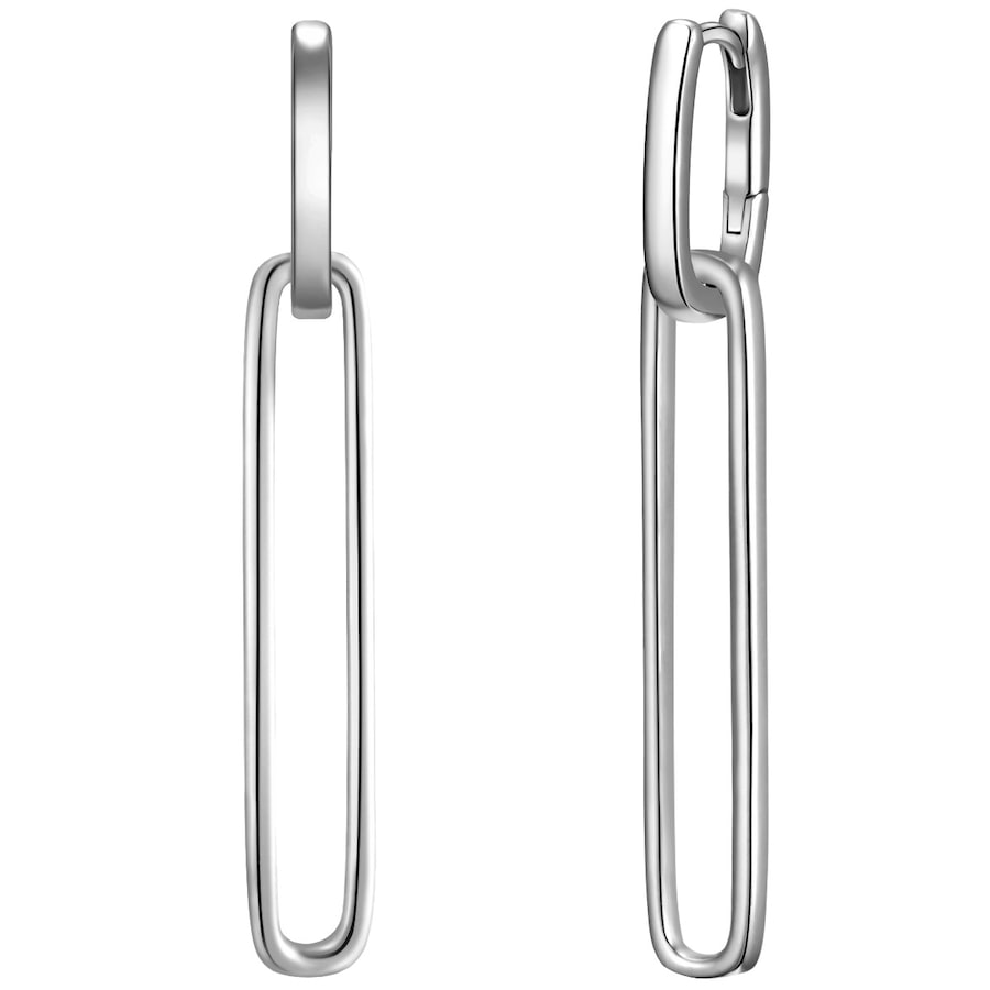 Glanzstücke München Creolen aus Sterling Silber in silber 44,5 mm Damen