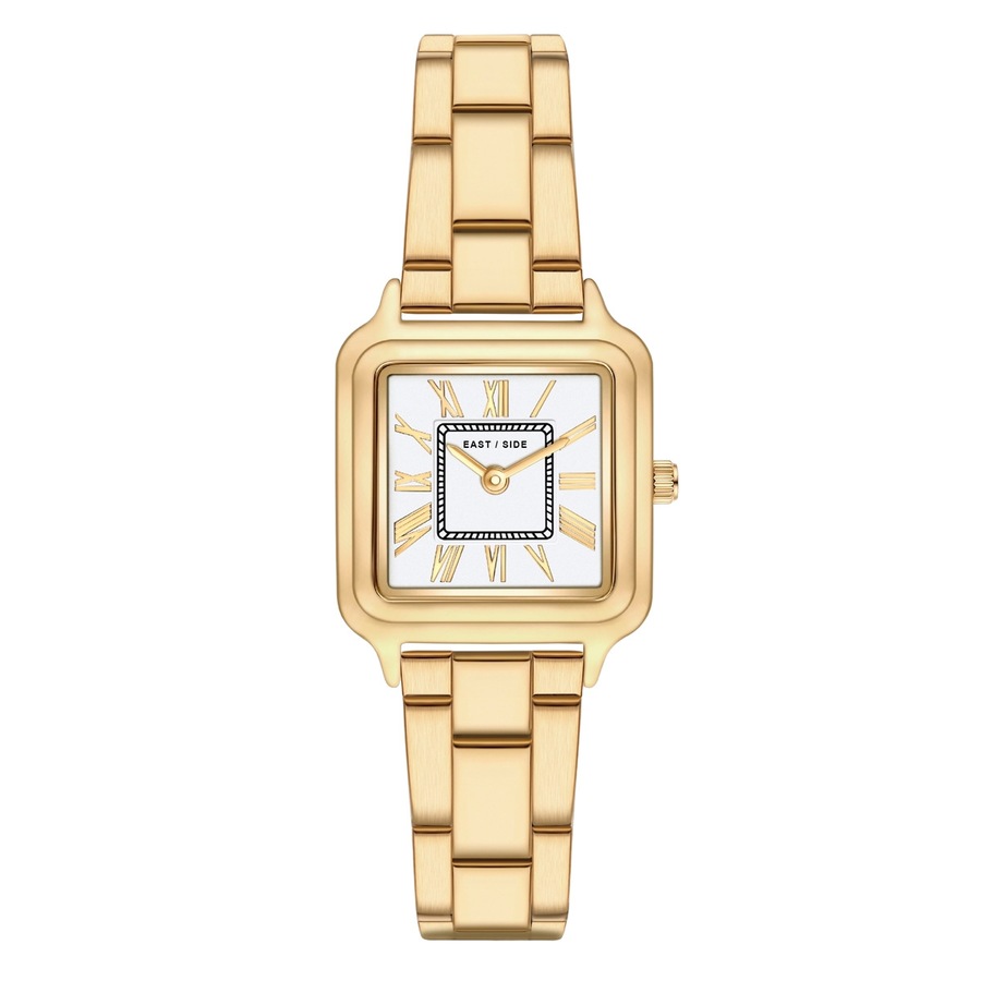 Eastside Uhr aus Edelstahl in Gelbgold 25,0x32,0 mm Damen