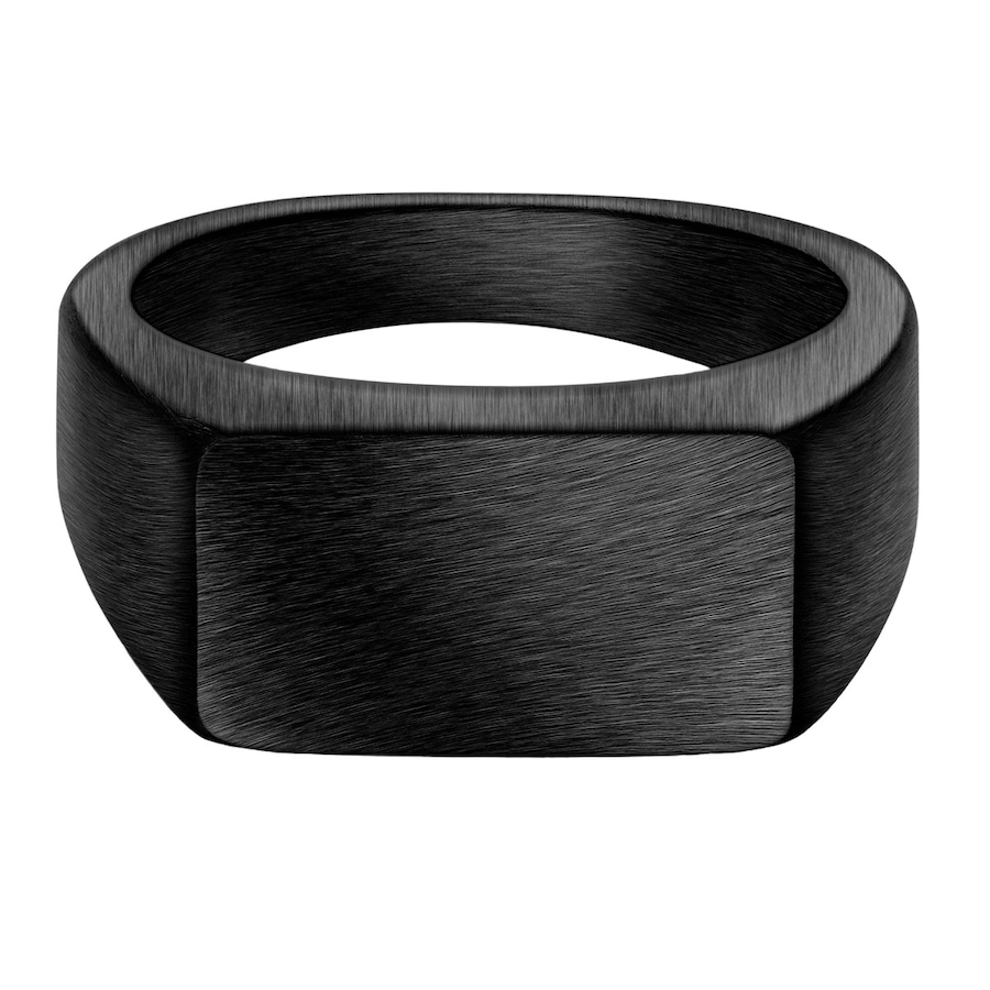 True Rebels Ring aus Edelstahl in schwarz 60 Herren