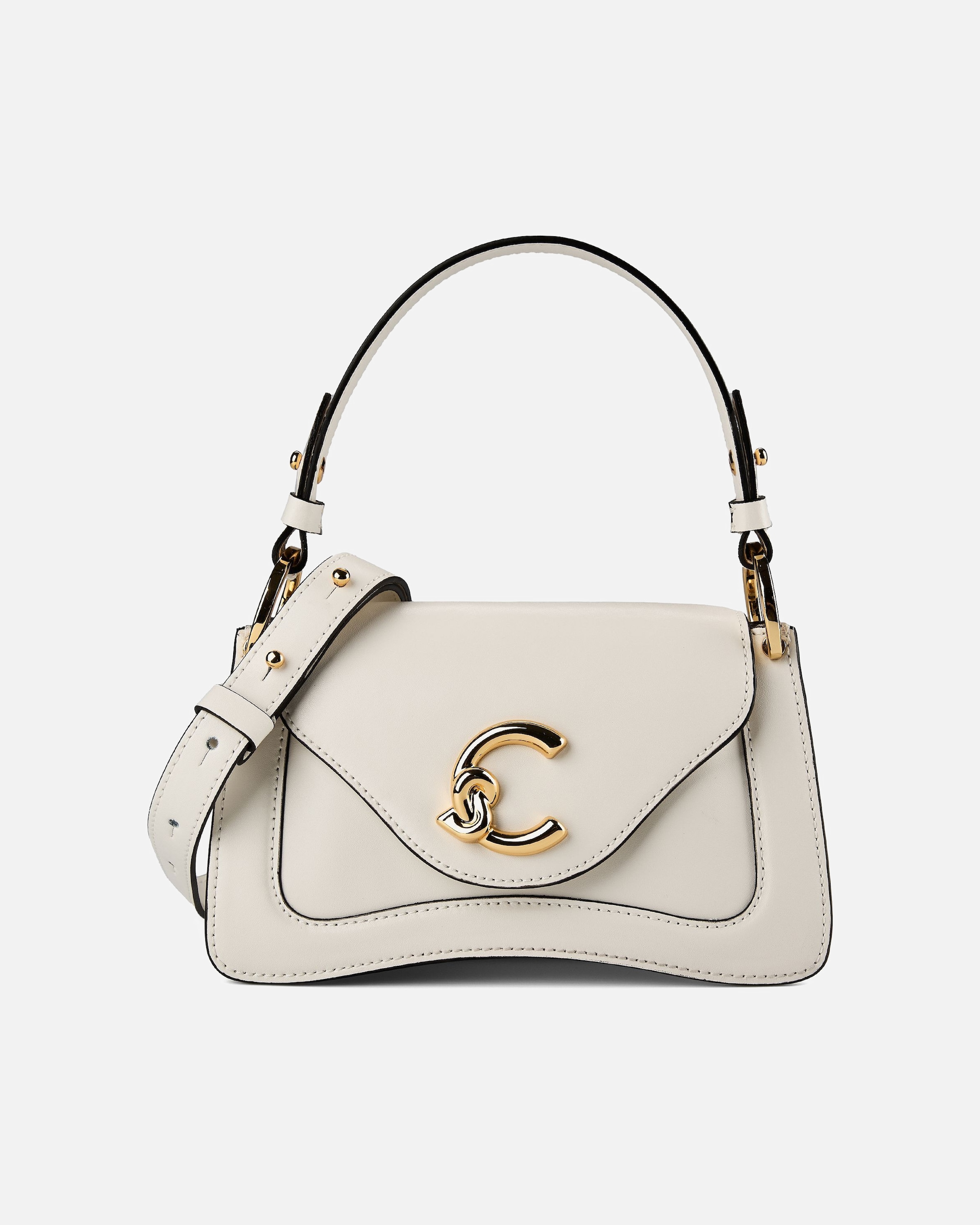 Umhängetasche für Weiblich Coccinelle C-Me Henkeltasche pearl