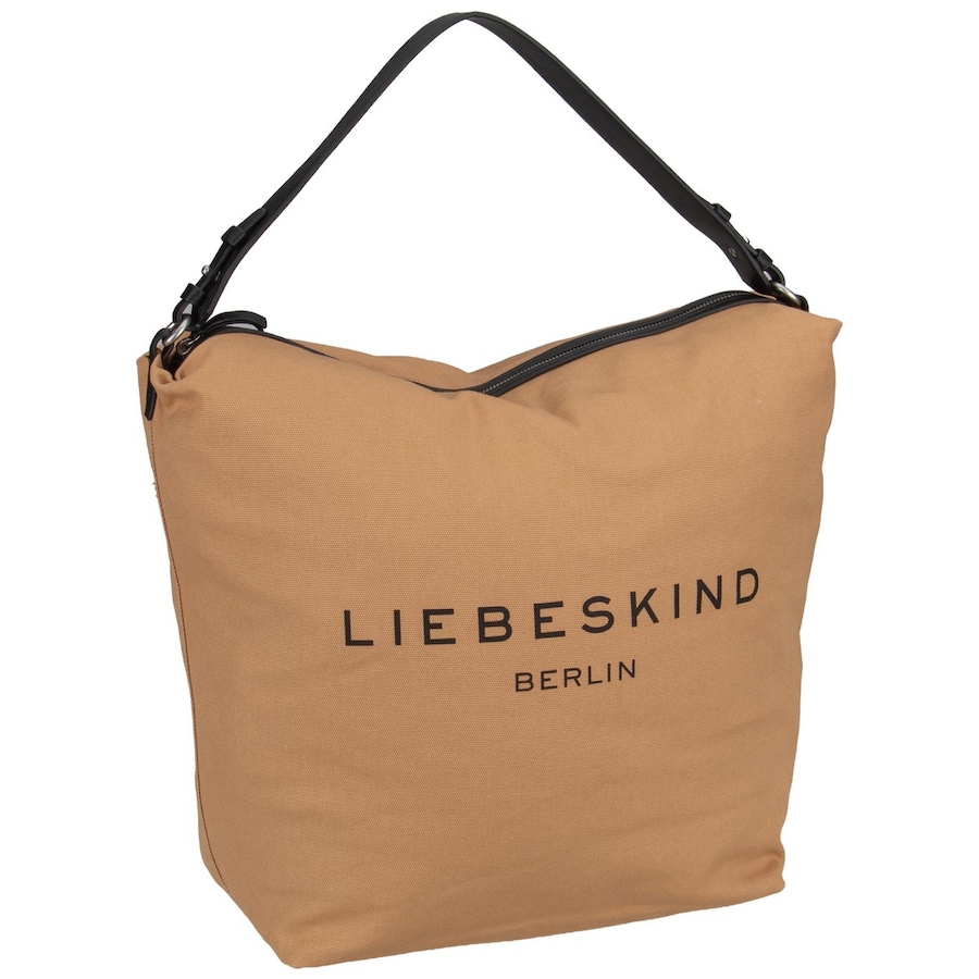 Liebeskind Handtasche Clea Hobo L Canvas Light Tan Braun Damen