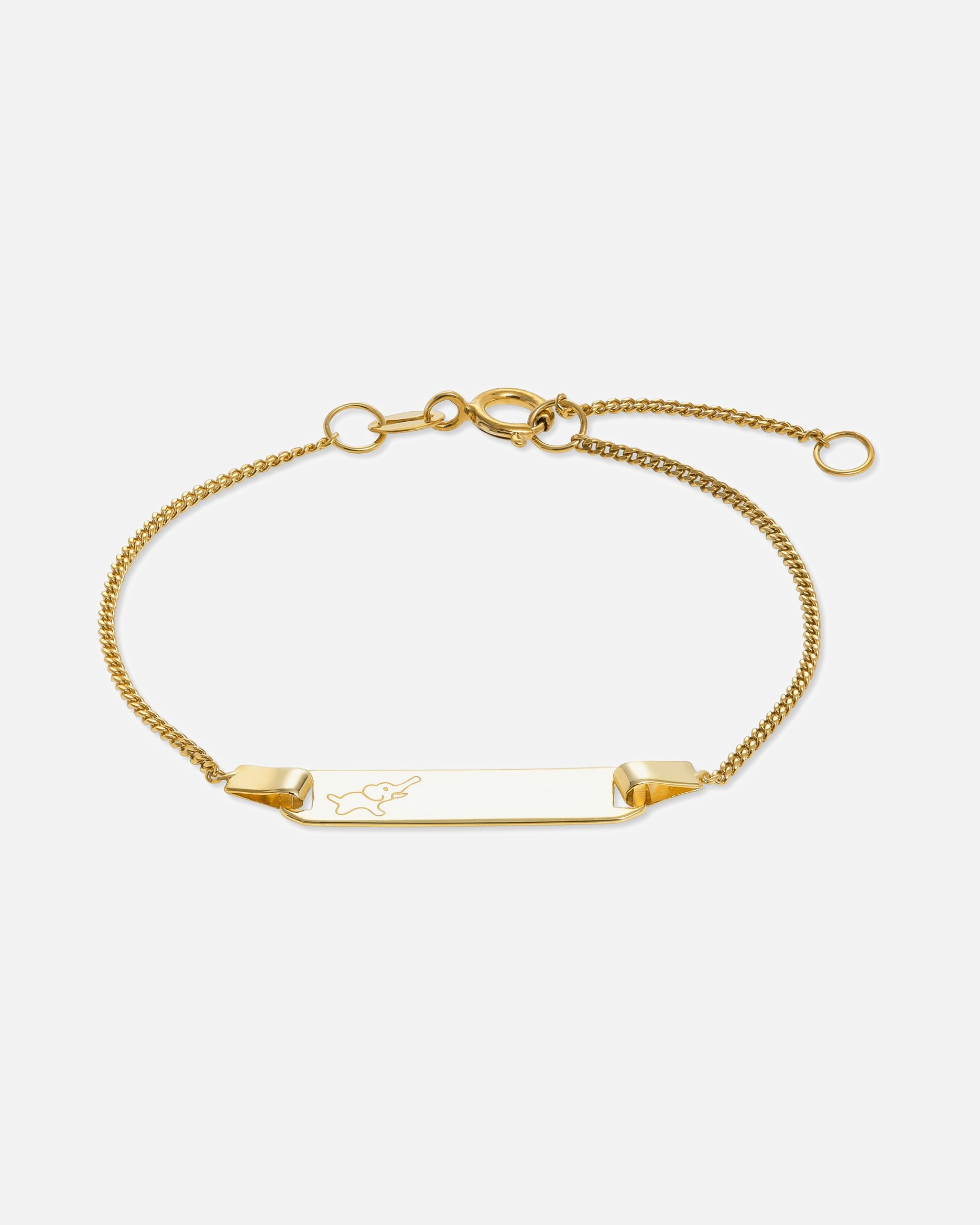 Armband für Weiblich FAVS Little Friends I.D.-Armband 375er Gelbgold One Size