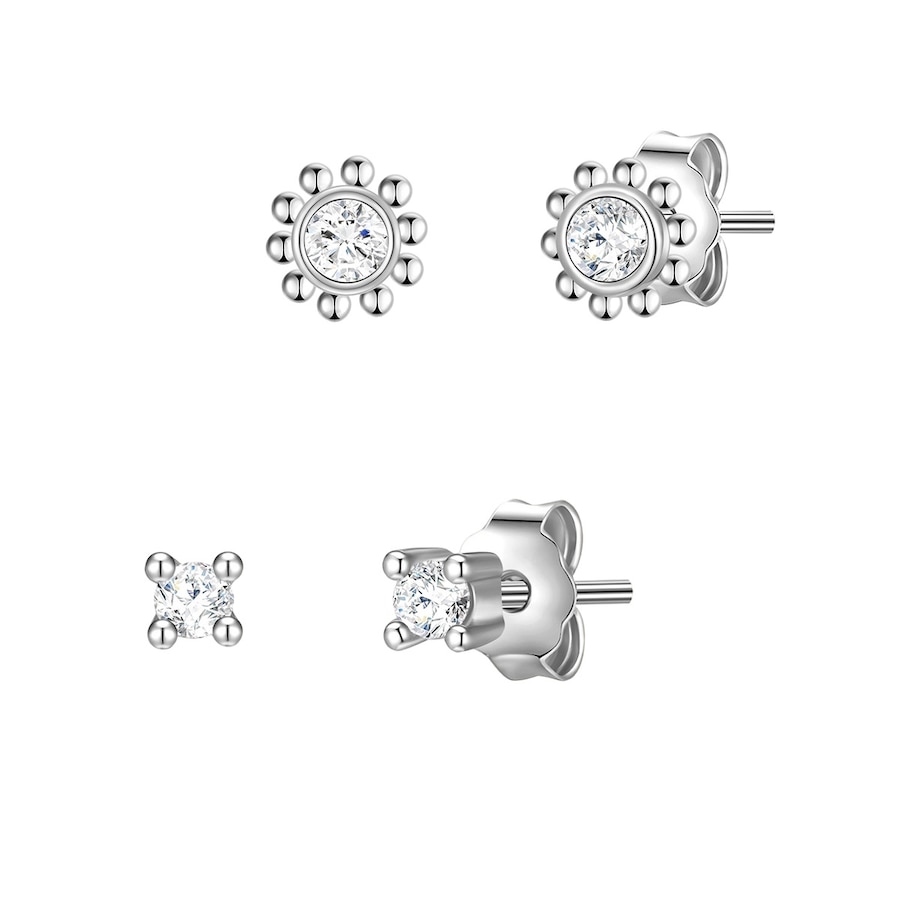 Glanzstücke München Schmuck-Set 925er Silber 2,5/4,3 mm Damen