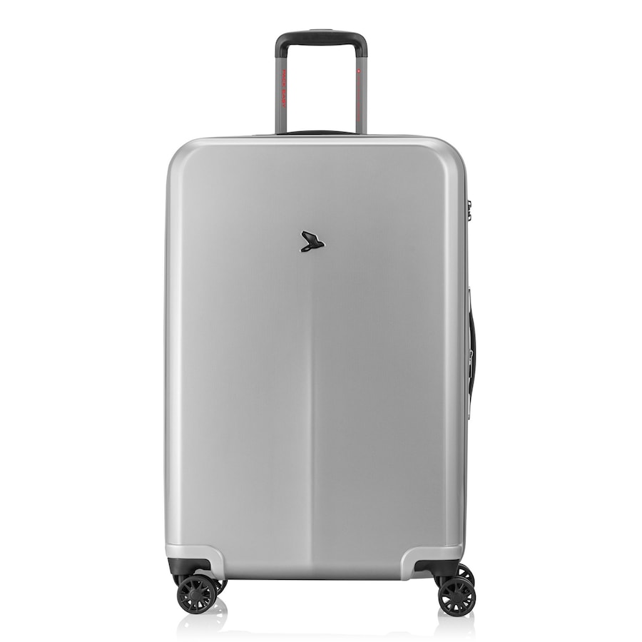 Pack Easy Genius 4 Rollen Trolley M 66 cm mit Dehnfalte silber Silber Herren