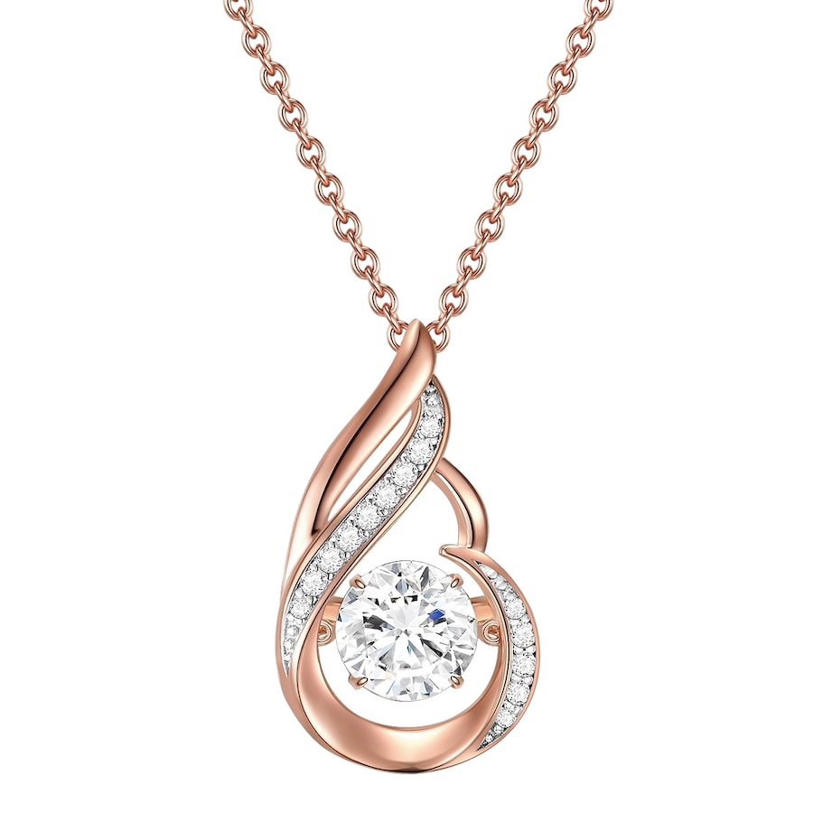 Rafaela Donata Halskette Sterling Silber Zirkonia silber 42,0 cm Basiskette + 7,0 Verlängerung Damen