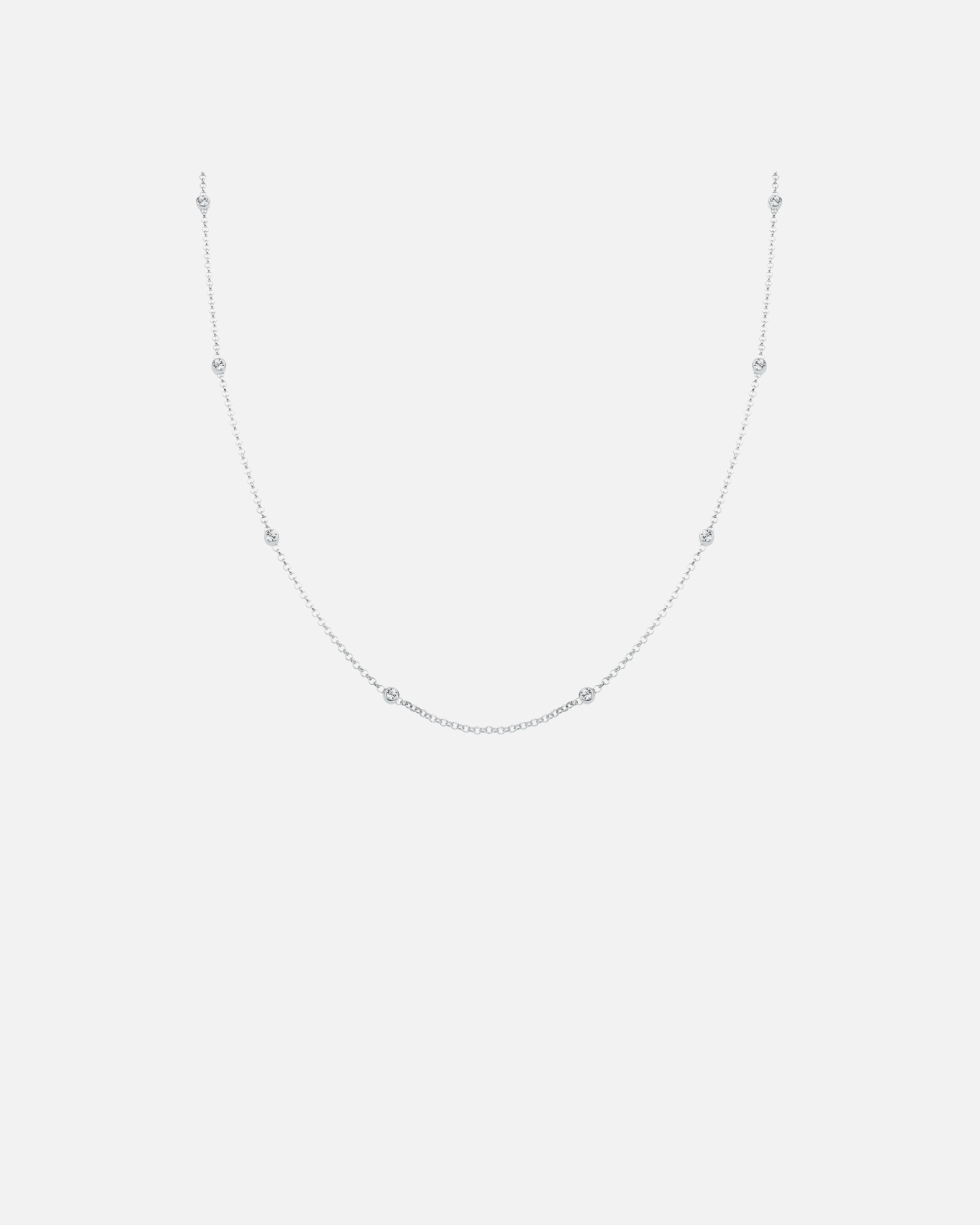 Halskette für Weiblich Elli Elli Halskette Solitär Basic 925 Silber, mit Kristallen von Swarovski® 50