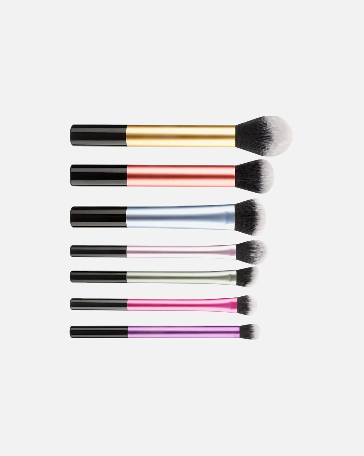 Pinselset für Weiblich Technique Pro Rainbow Pastel 7 pcs Makeup brush set rainbow