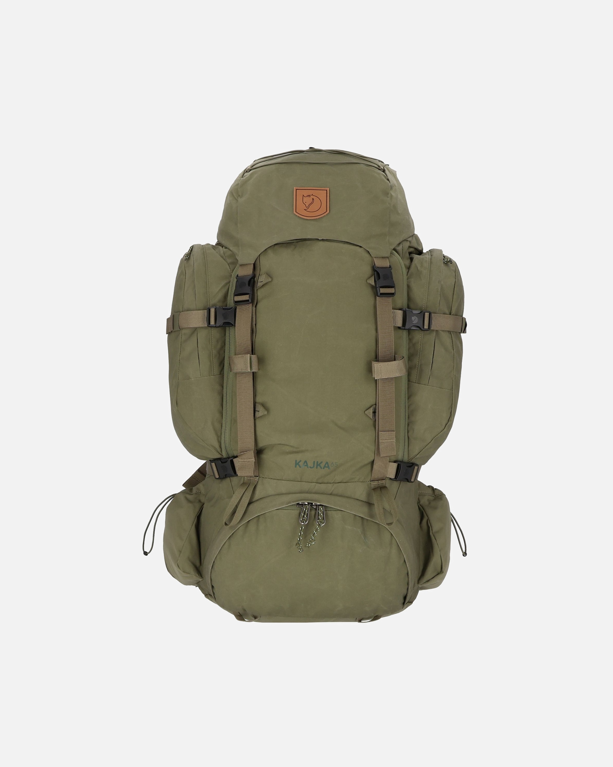 Rucksack für Männlich Fjällräven Kajka 65 Wanderrucksack green