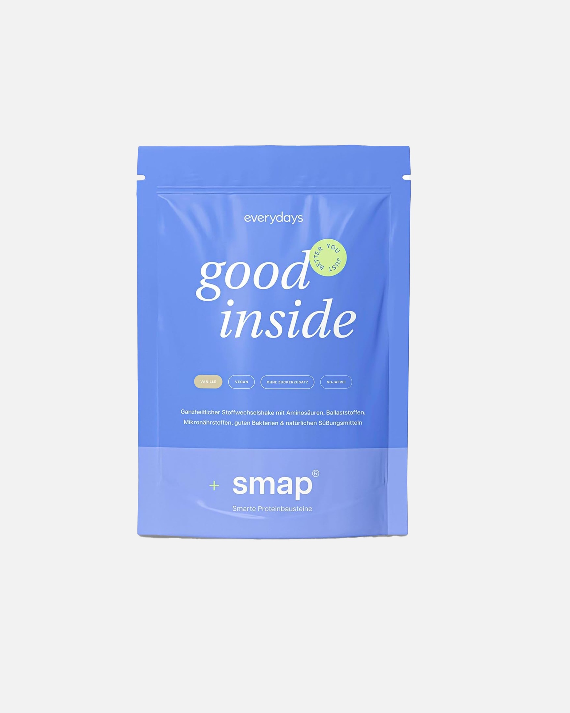 Nahrungsergänzung Proteine für Unisex everydays Default Brand Line good inside shake - Pflanzlicher Protein-Komplex mit Ballaststoffen & Bakterienkulturen Vanille