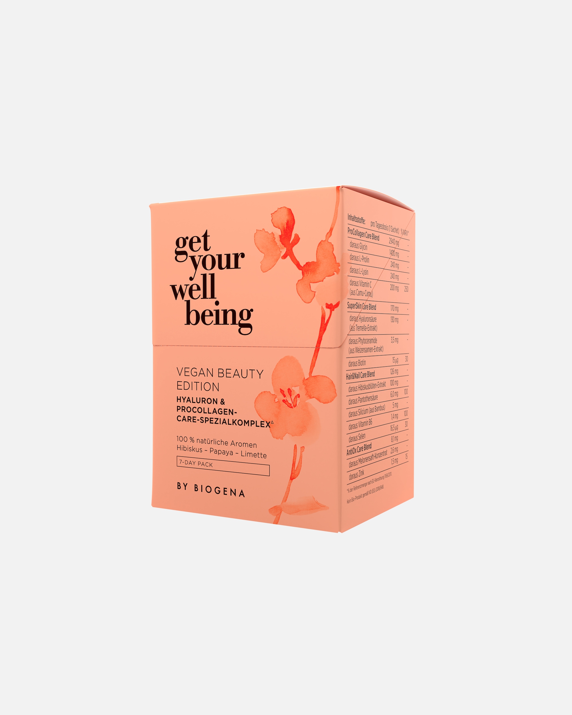 Anti-Aging-Nahrungsergänzung für Unisex get your wellbeing Default Brand Line Vegan beauty Edition 7 Sachets