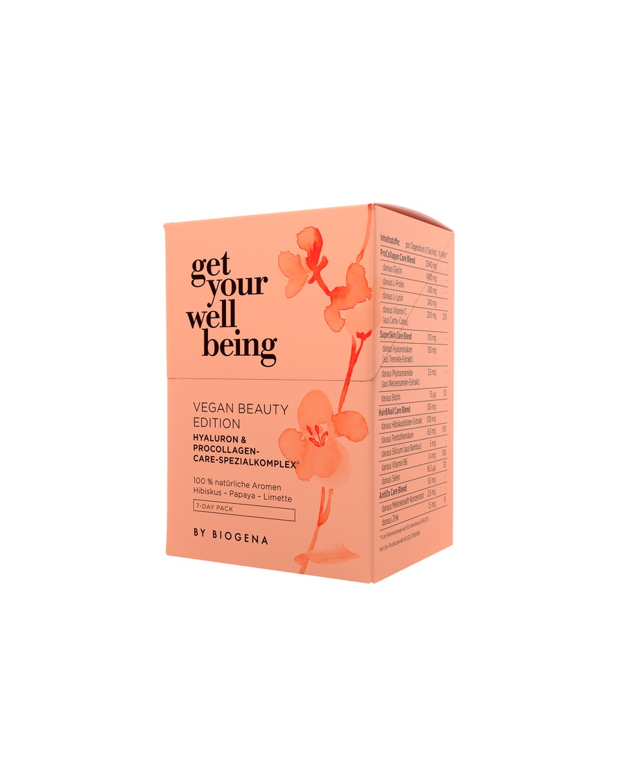 get your wellbeing Vegan beauty Edition 7 Sachets 54 g