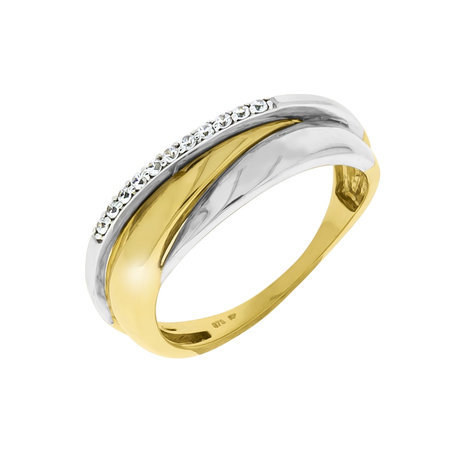Celesta Ring 375/- Gold Zirkonia weiß 060 (19,1) Weiss Damen
