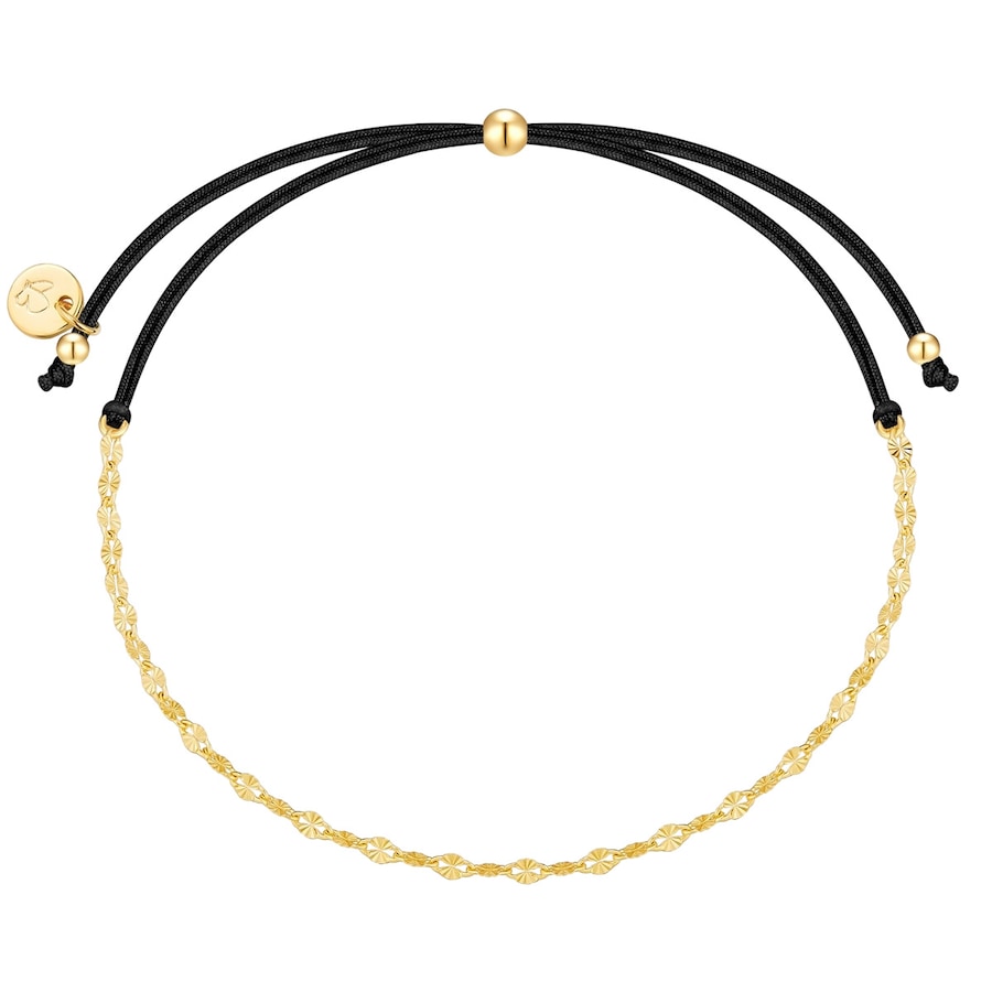 Glanzstücke München Armband aus Sterling Silber in gelbgold 15,0 - 22,0 cm, flexibel einstellbar Damen