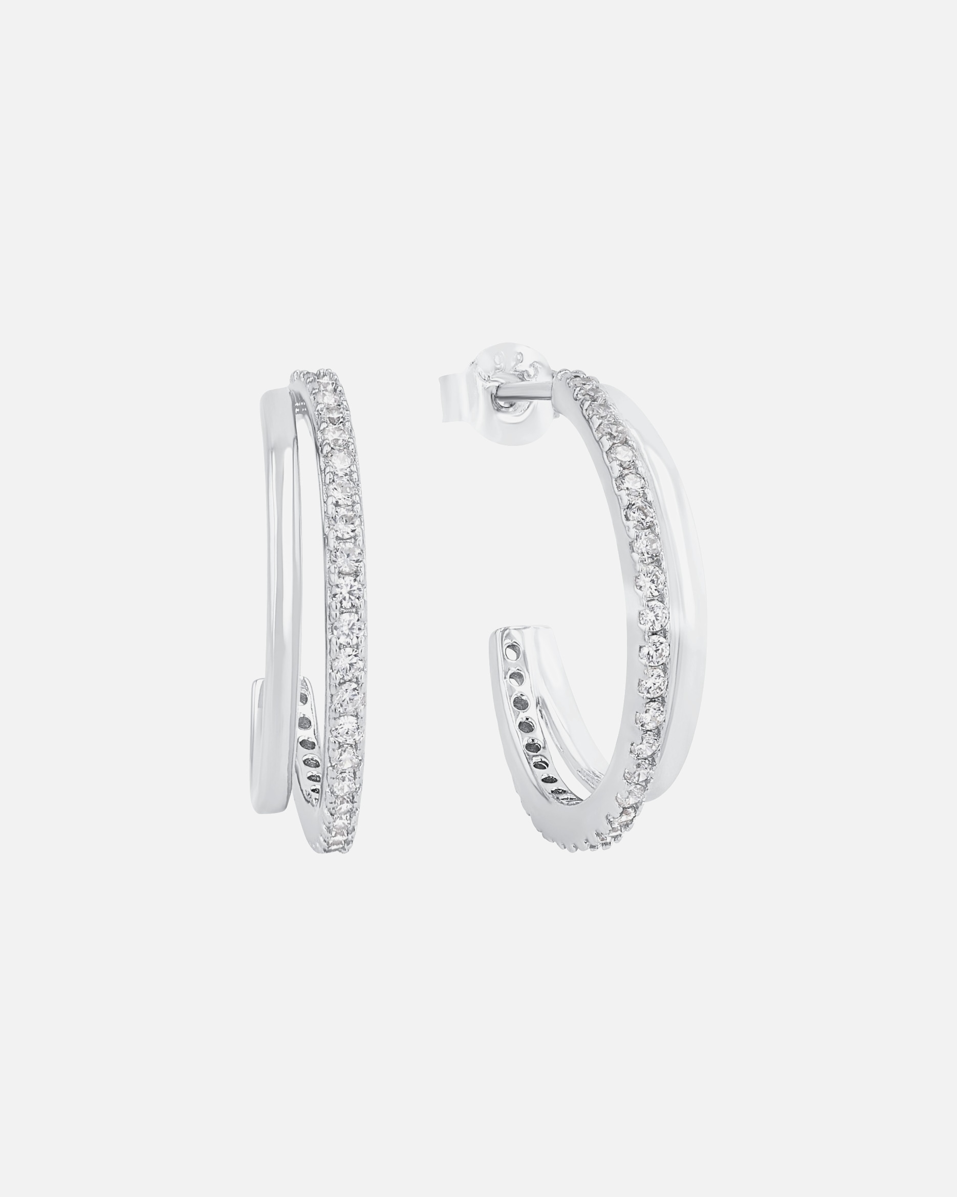 Creolen für Weiblich amor Creolen Silber