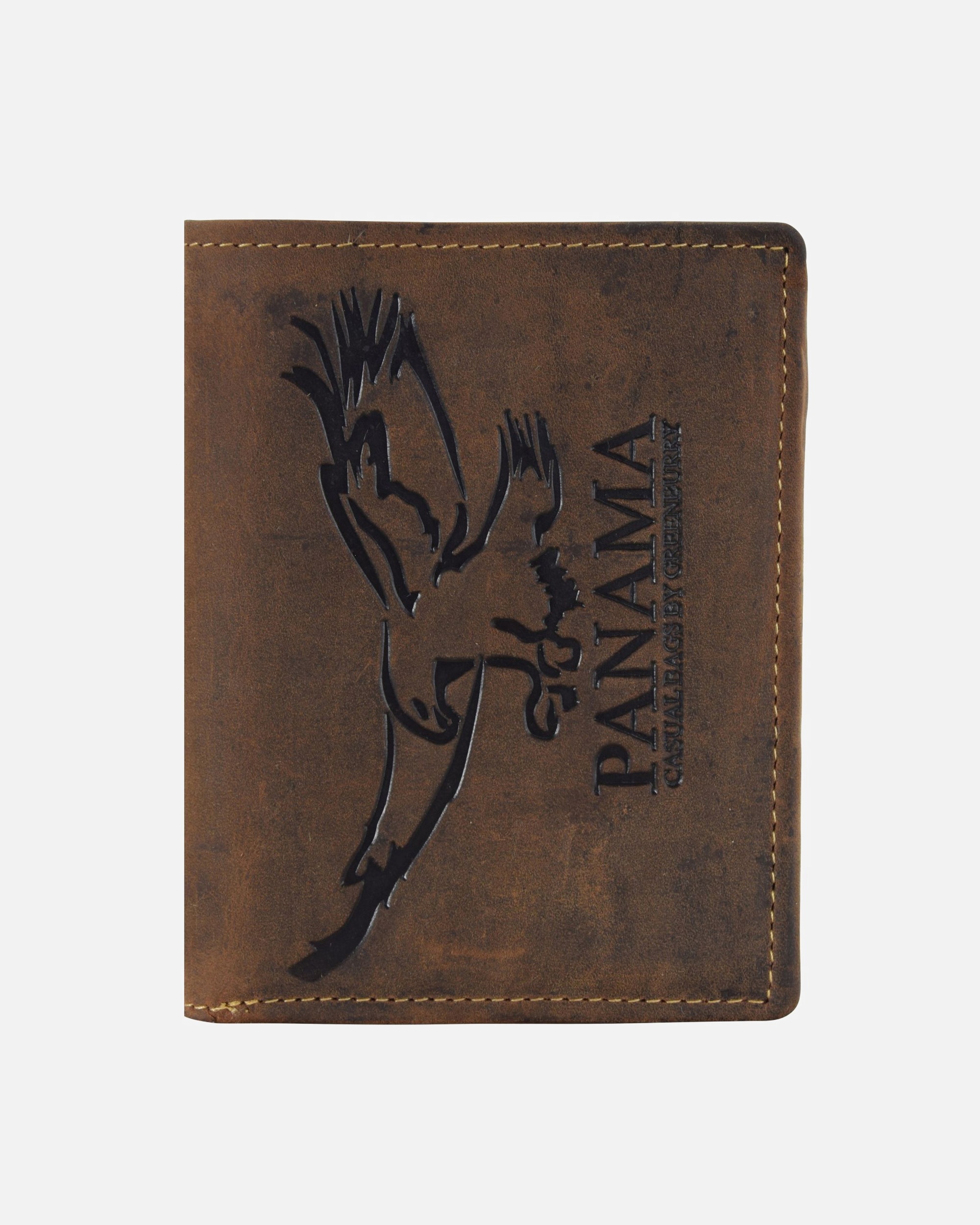 Portemonnaie für Männlich Greenburry Vintage Herrengeldbörse braun