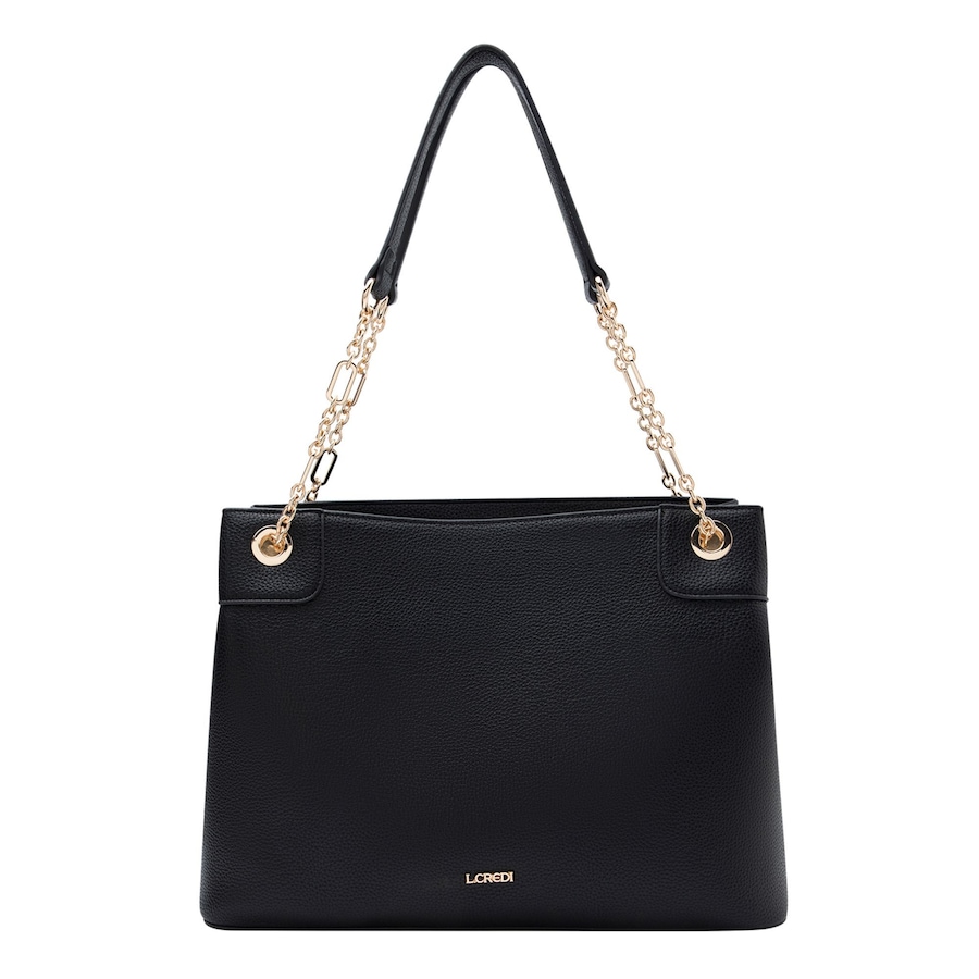 L.CREDI Petrona Shopper schwarz Schwarz Damen