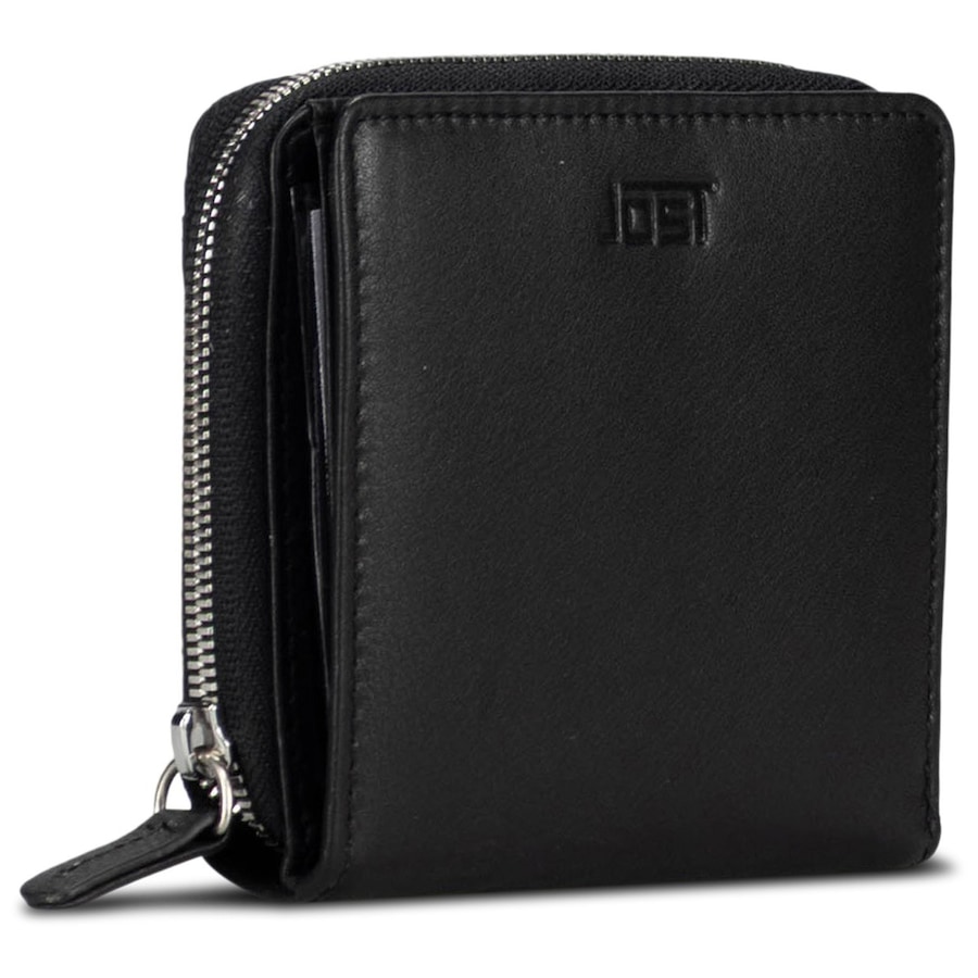Jost Geldbörse Odense Zip 6334 Small Black Schwarz Damen