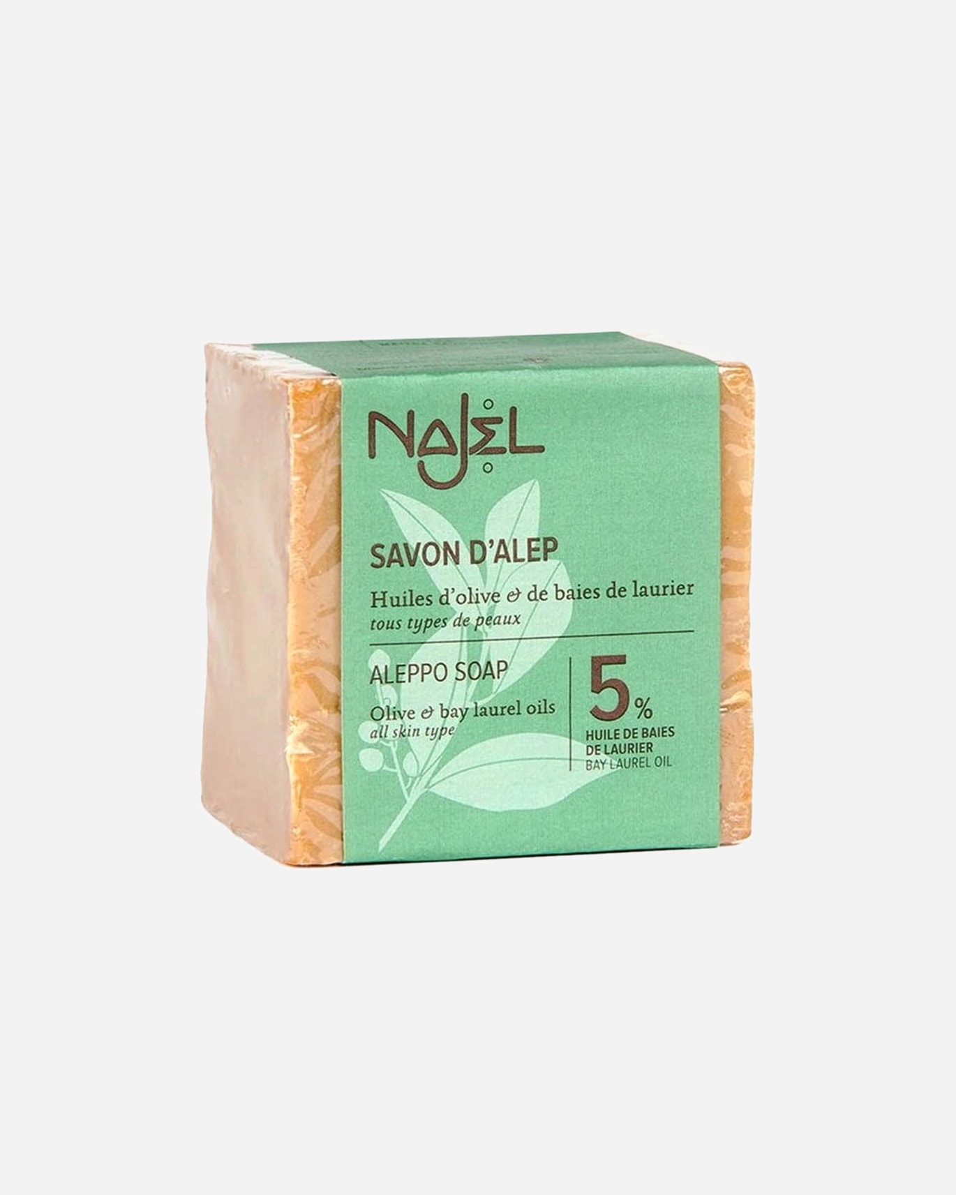 Handseife für Unisex Najel Aleppo-Seife - 5% Lorbeeröl 190 g