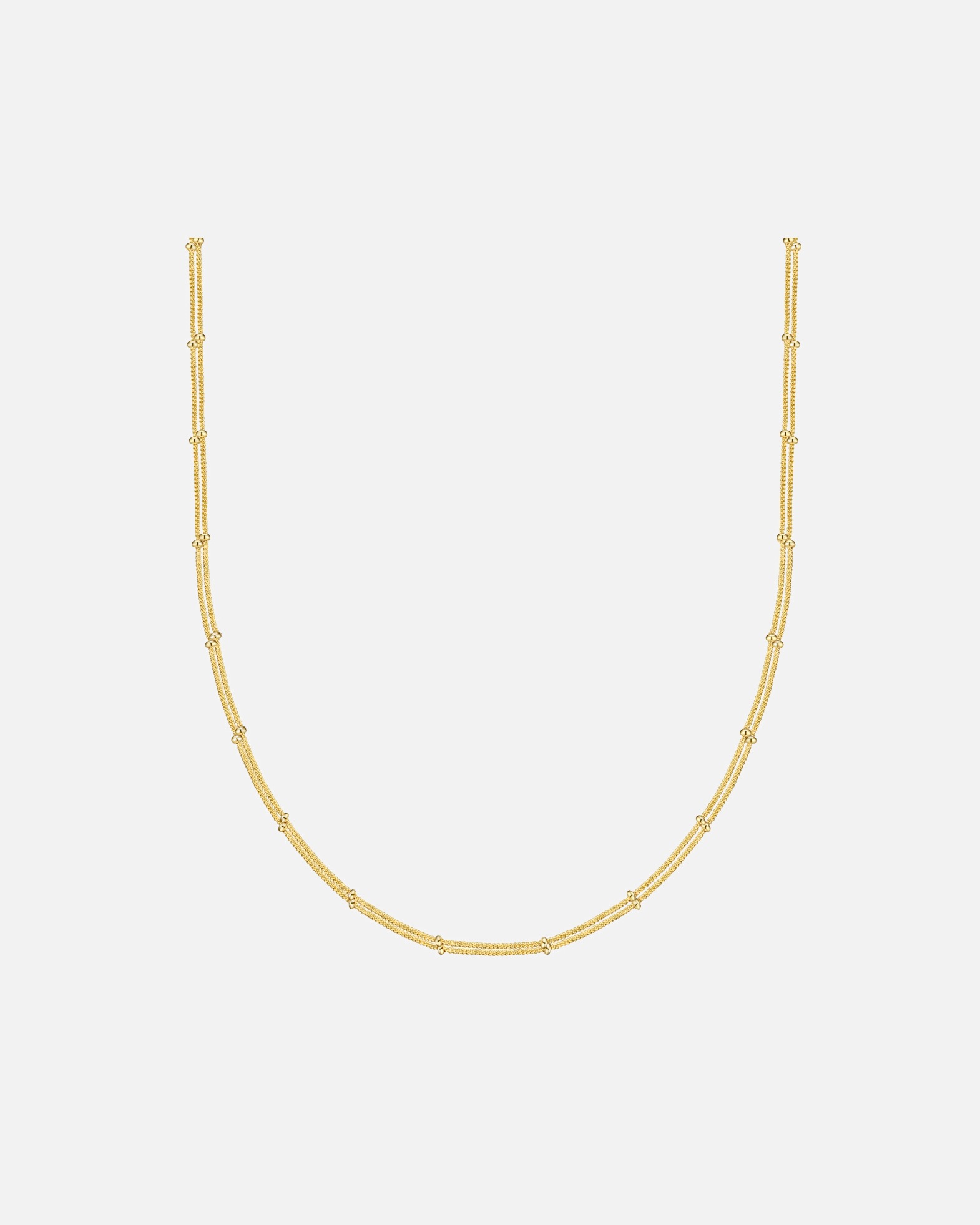 Halskette für Weiblich Glanzstücke München Halskette aus Sterling Silber in gelbgold 40,0 cm Basiskette + 5,0 cm Verlängerung