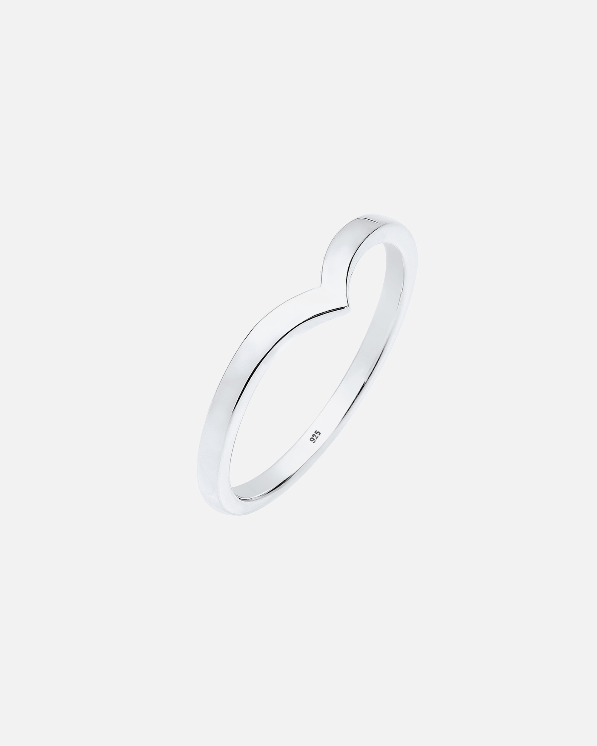 Ring für Weiblich Elli V-Stacking Geo Trend Blogger 925 Sterling Silber 56