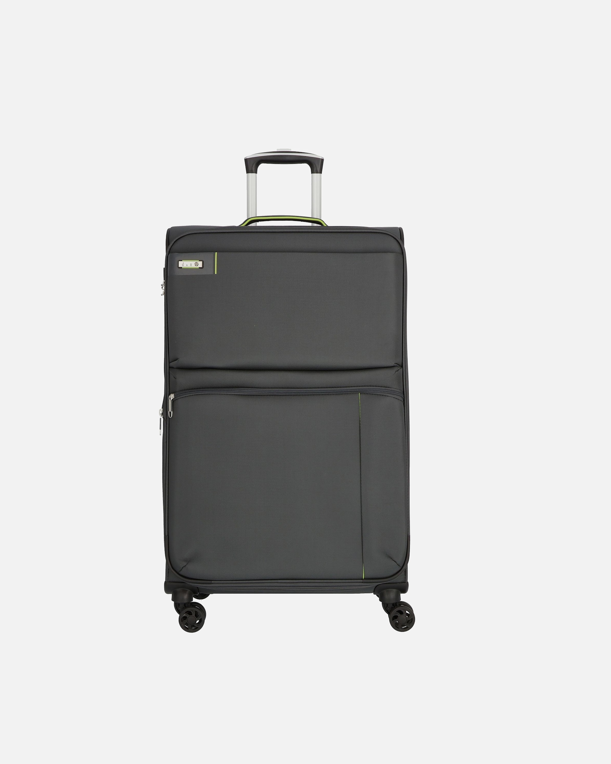 Koffer für Unisex d & n Travel Line 6700 4-Rollen Trolley 70 cm grau