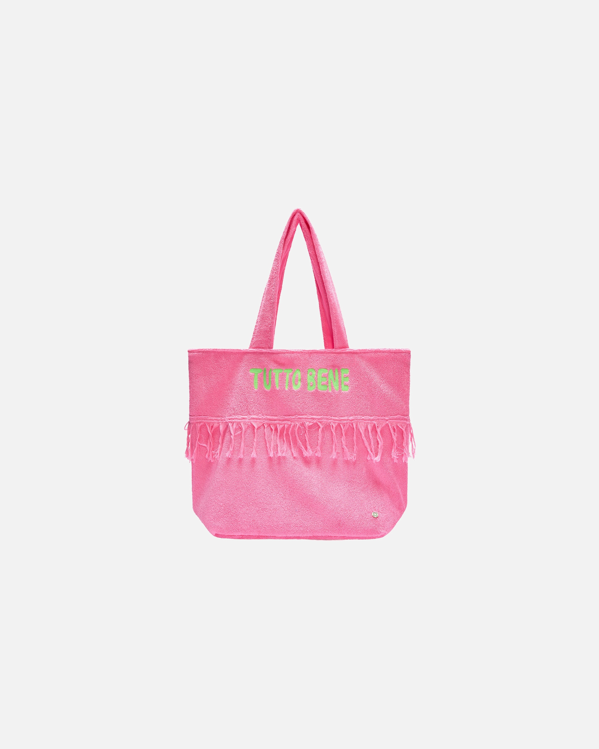 Shopper für Weiblich Codello Frottee-Shopper mit Stickerei pink