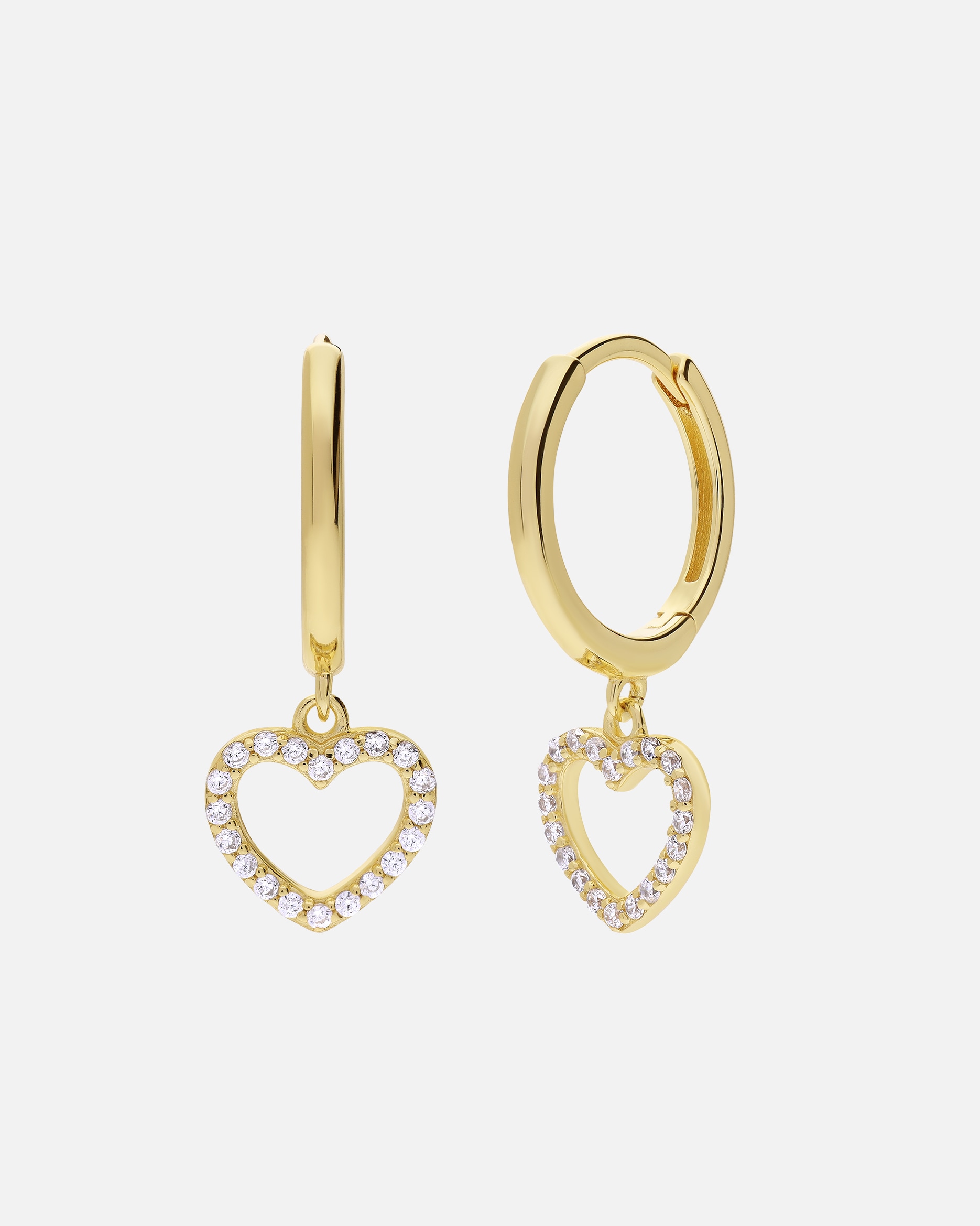 Ohrringe für Weiblich Lucardi Ohrringe 925 Silber - Silberfarbig Gold