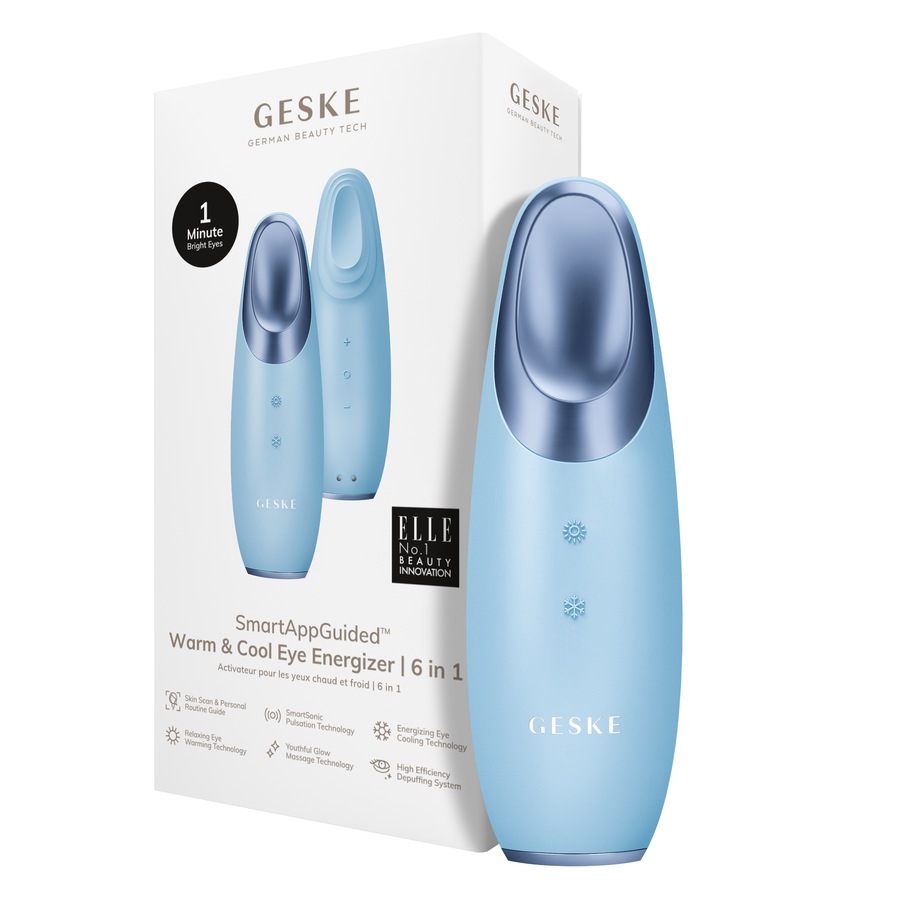Geske SmartAppGuided Warm & Cool Eye Energizer | 6 in 1 Aquamarine