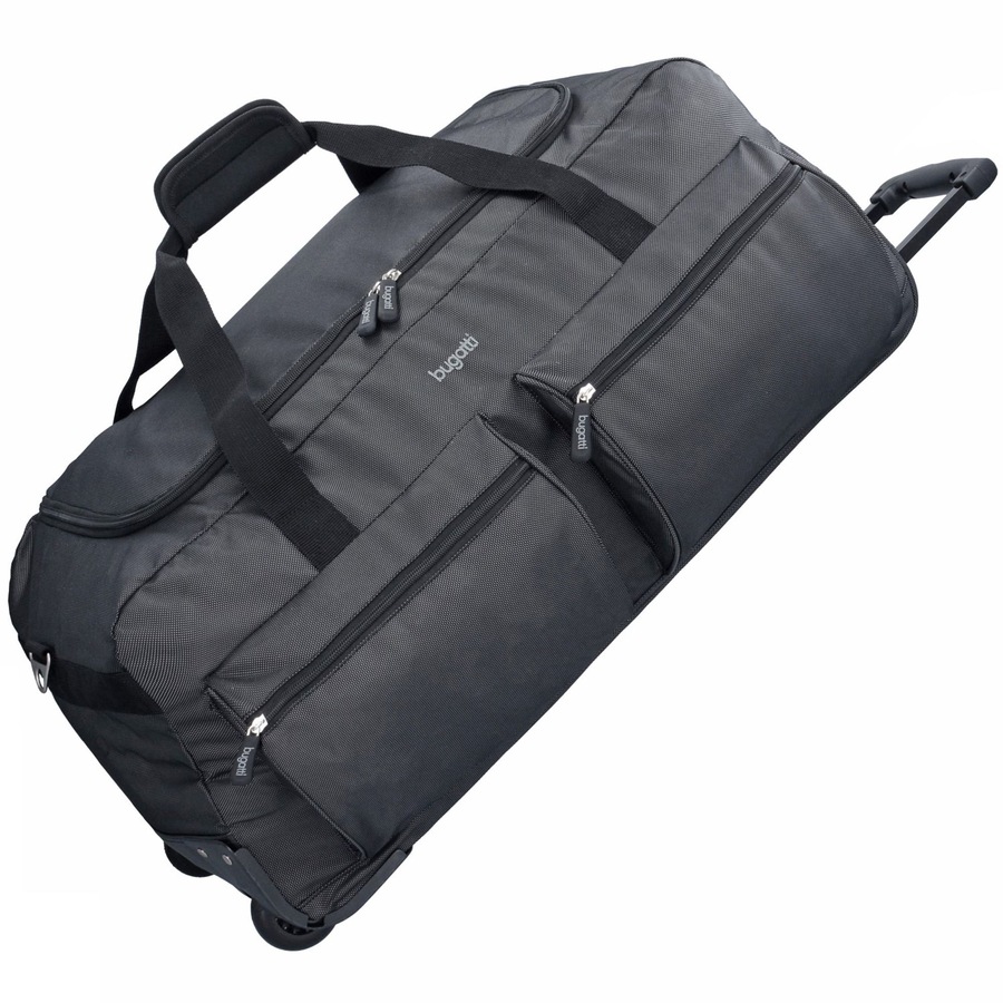 Bugatti Lima 2-Rollen Trolley-Reisetasche 70 cm sehr leicht anthrazit Grau