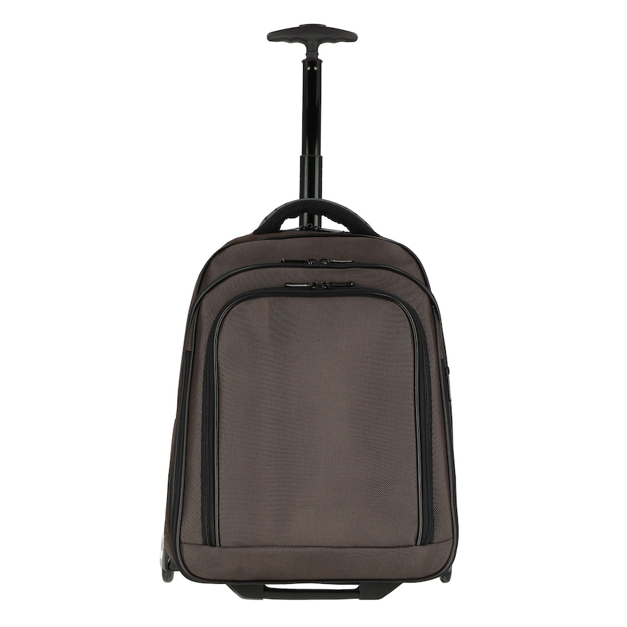 Dermata 2 Rollen Rucksacktrolley 47.5 cm Laptopfach braun Braun Herren