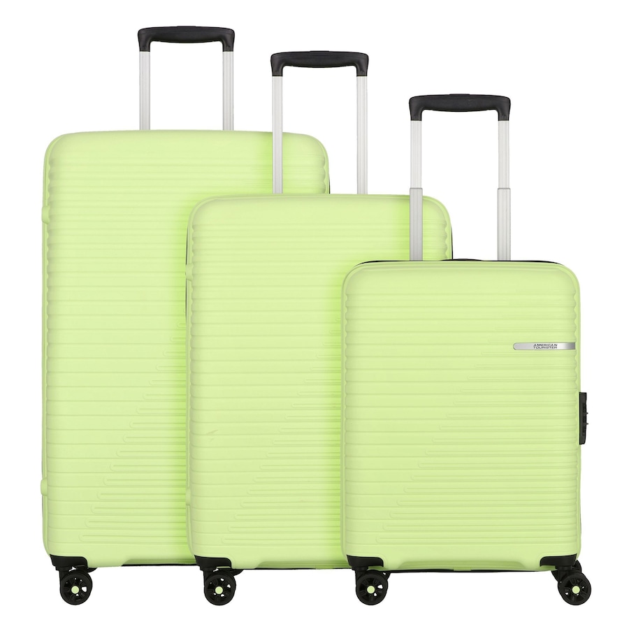 American Tourister Liftoff 4 Rollen Kofferset 3-teilig mit Dehnfalte sunny lime Grün Herren